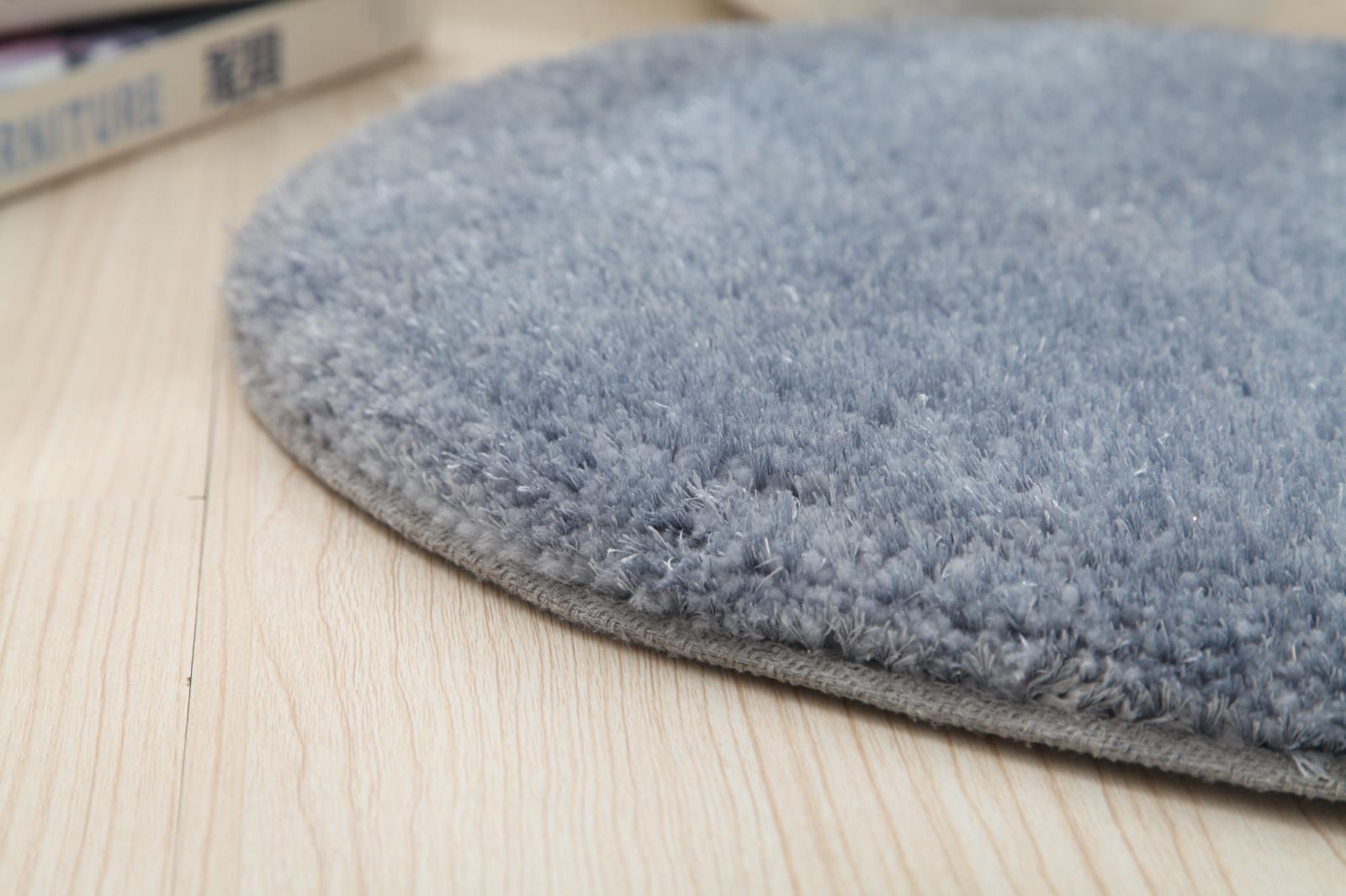 Hearts KD10 Gray Shag Rug — view 3