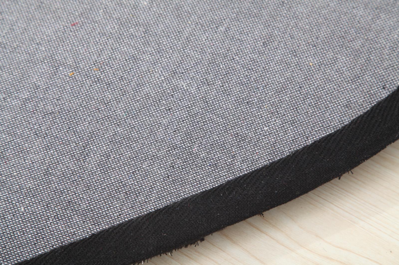 Hearts KD06 Black Shag Rug — view 2