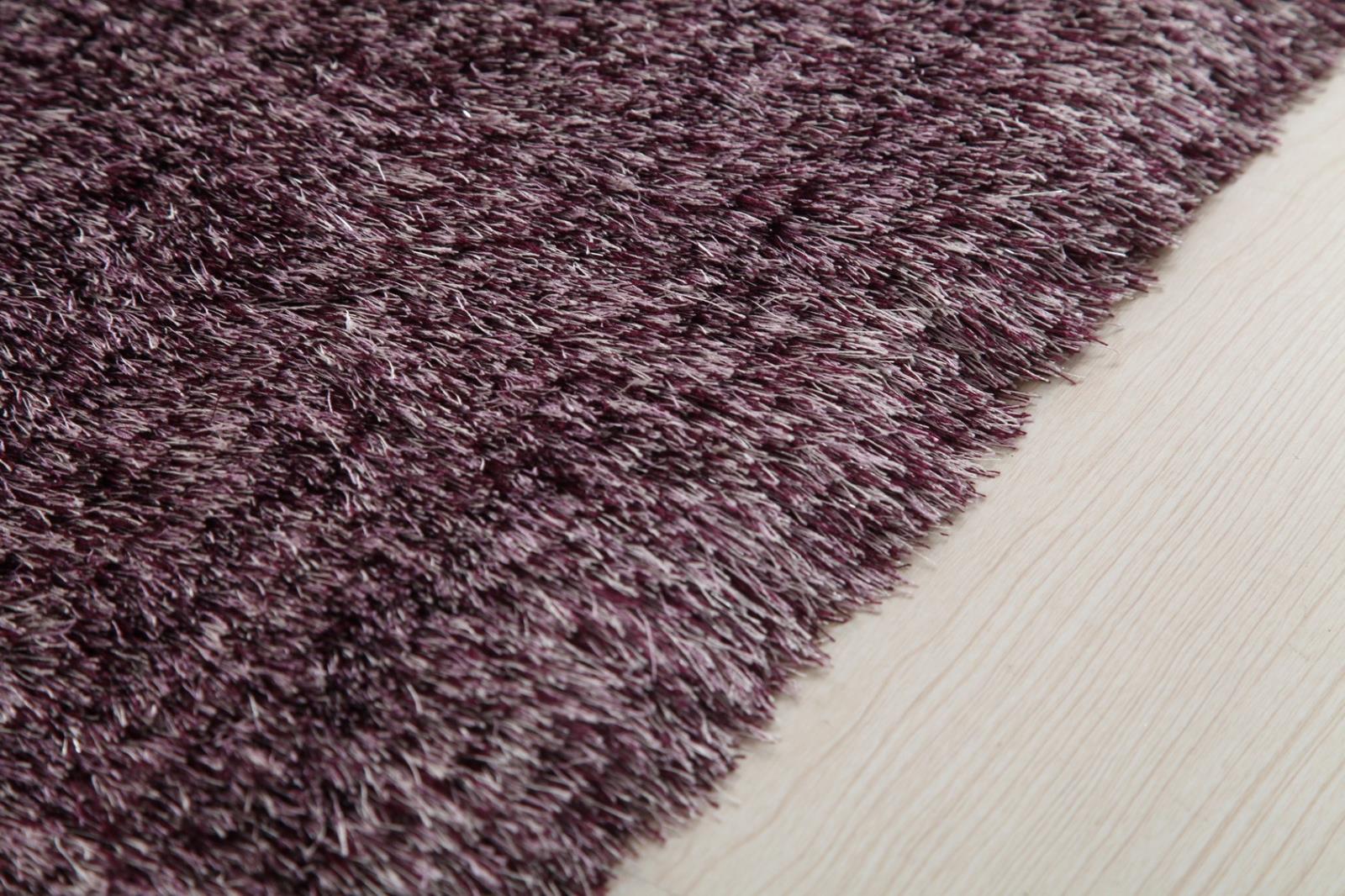 Urban UR06 Plum Shag Rug — view 3