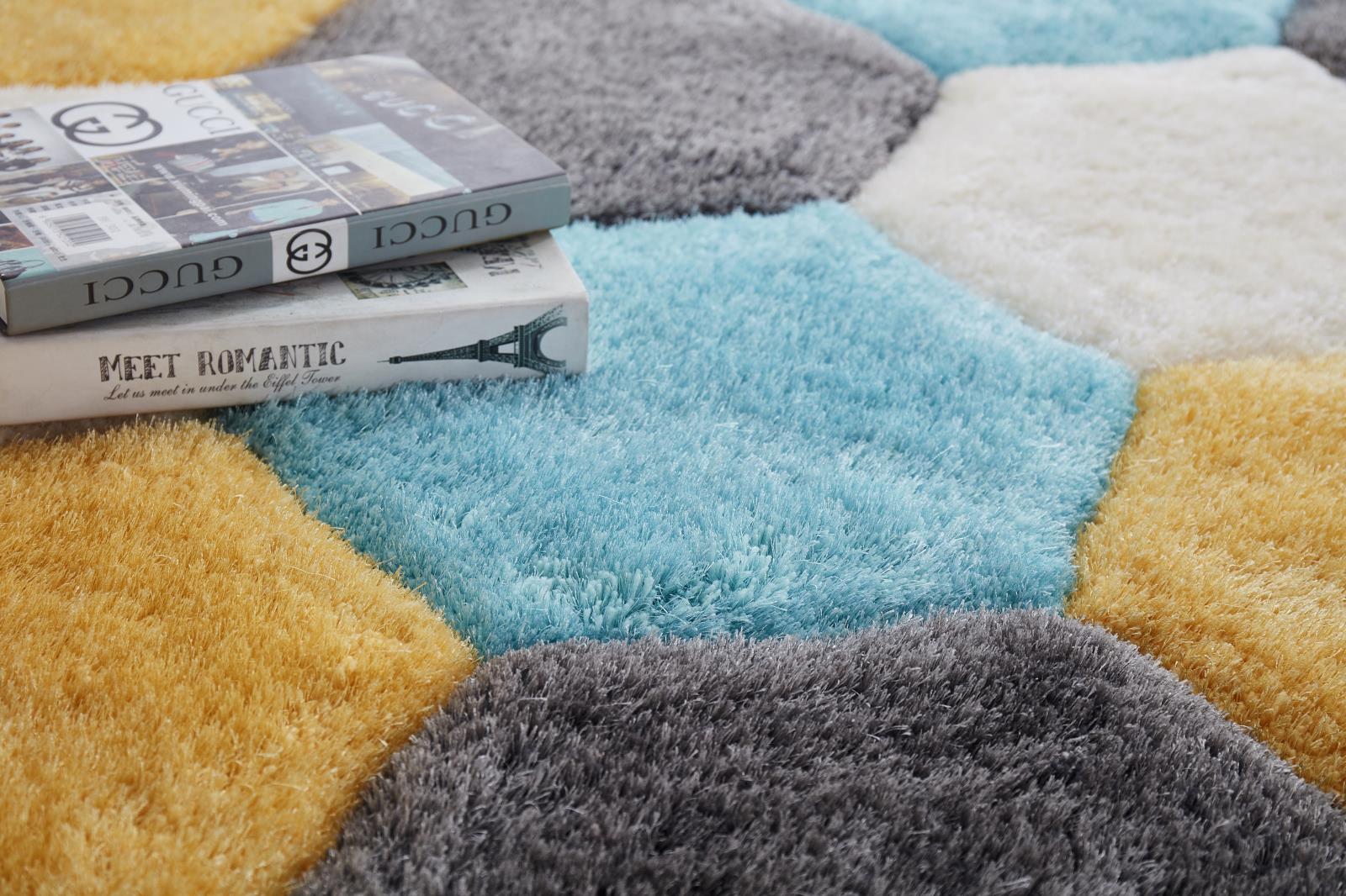Mateos MS33 Multicolor Shag Rug — view 3