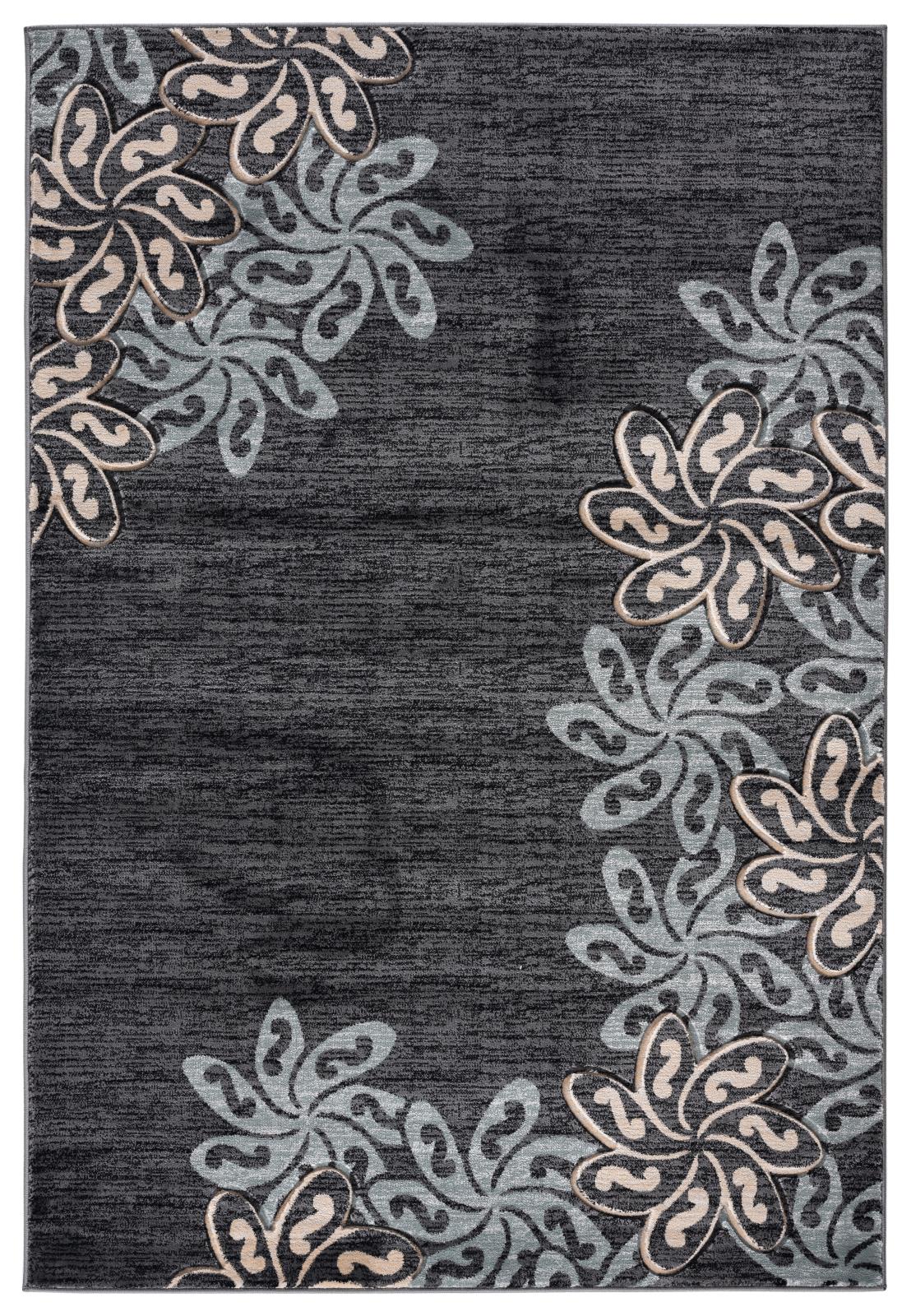 Glamour GM15 Black Area Rug