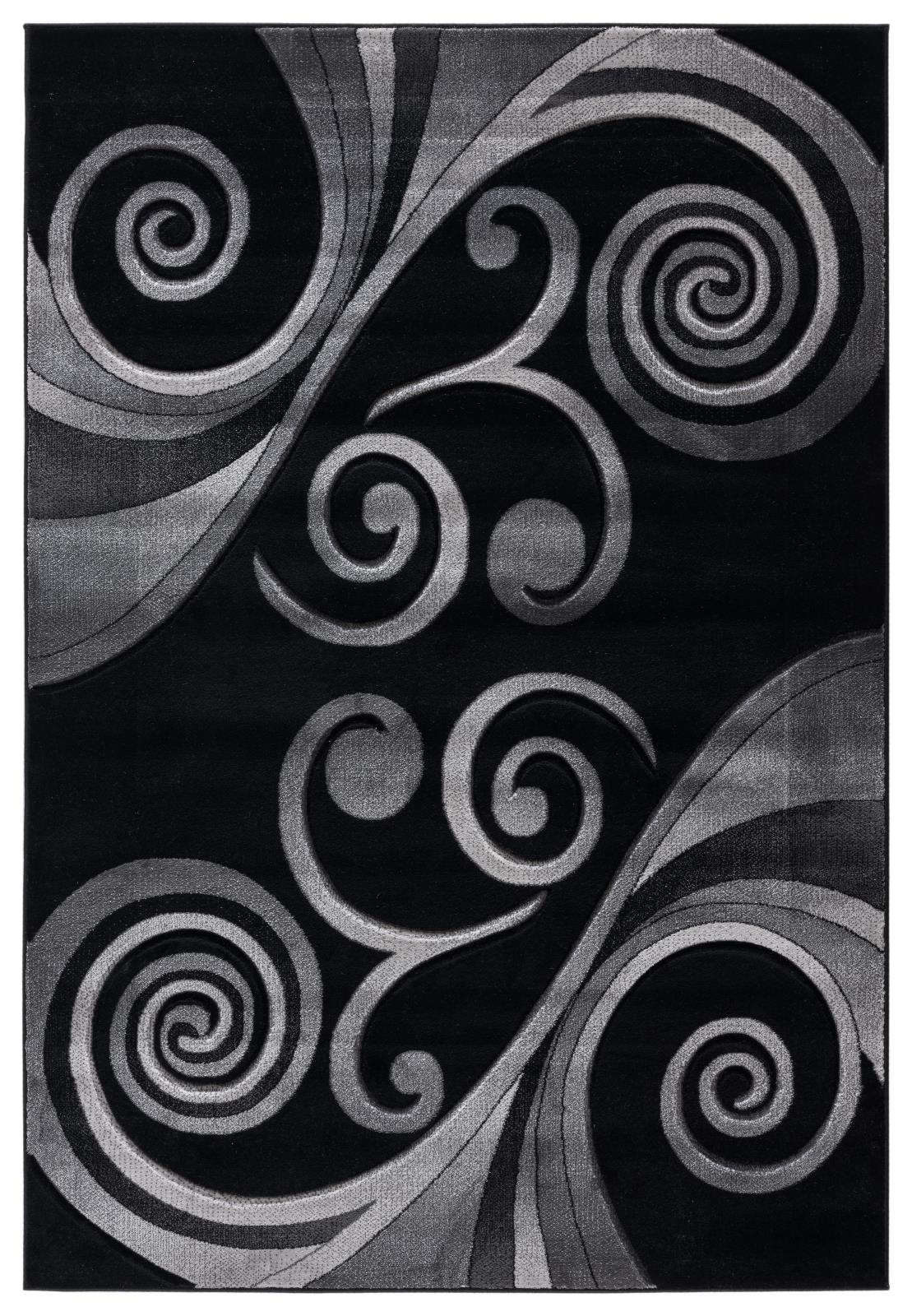 Orelsi OR48 Black Area Rug