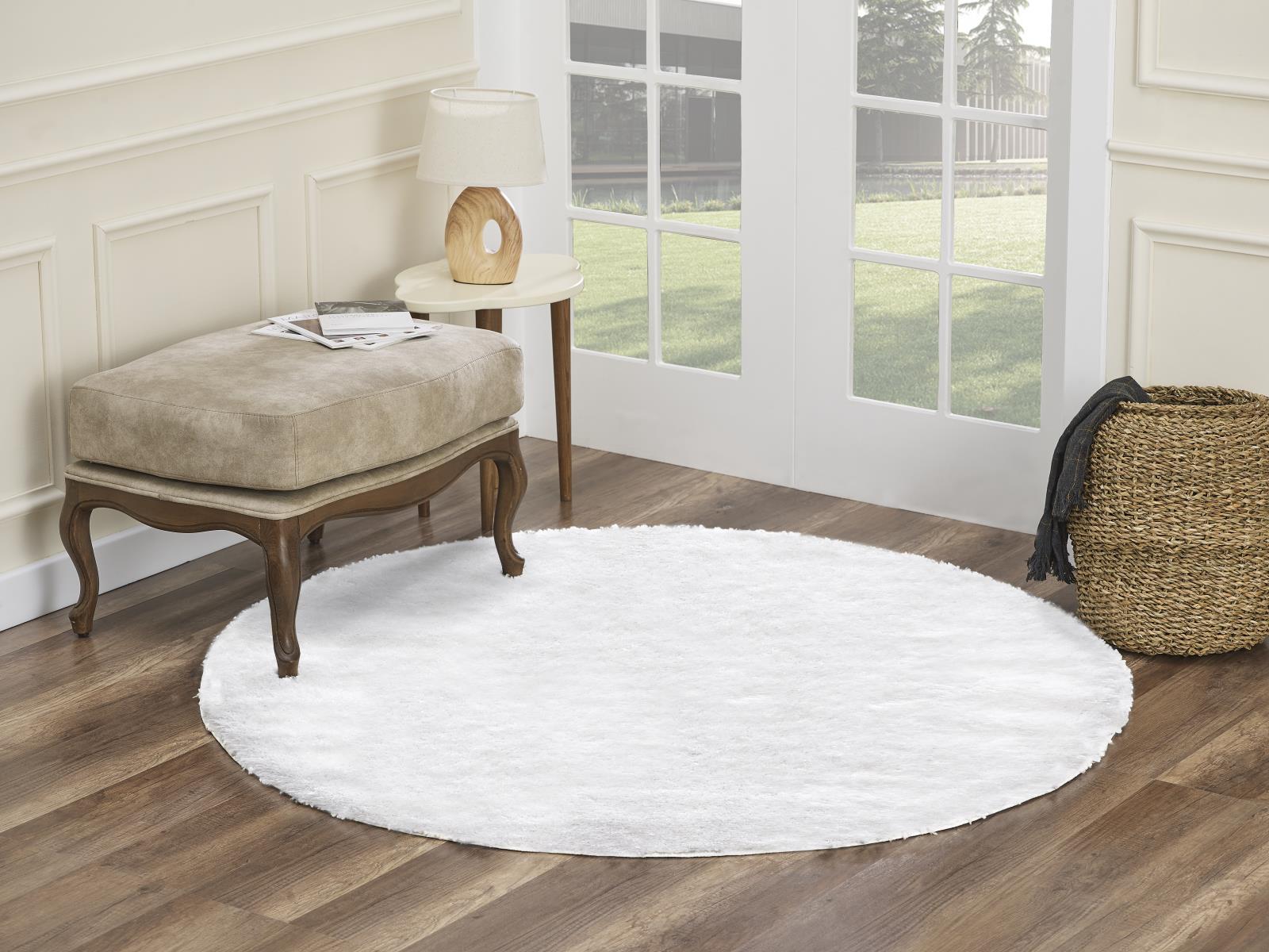 Infinity IS03 White Shag Rug
