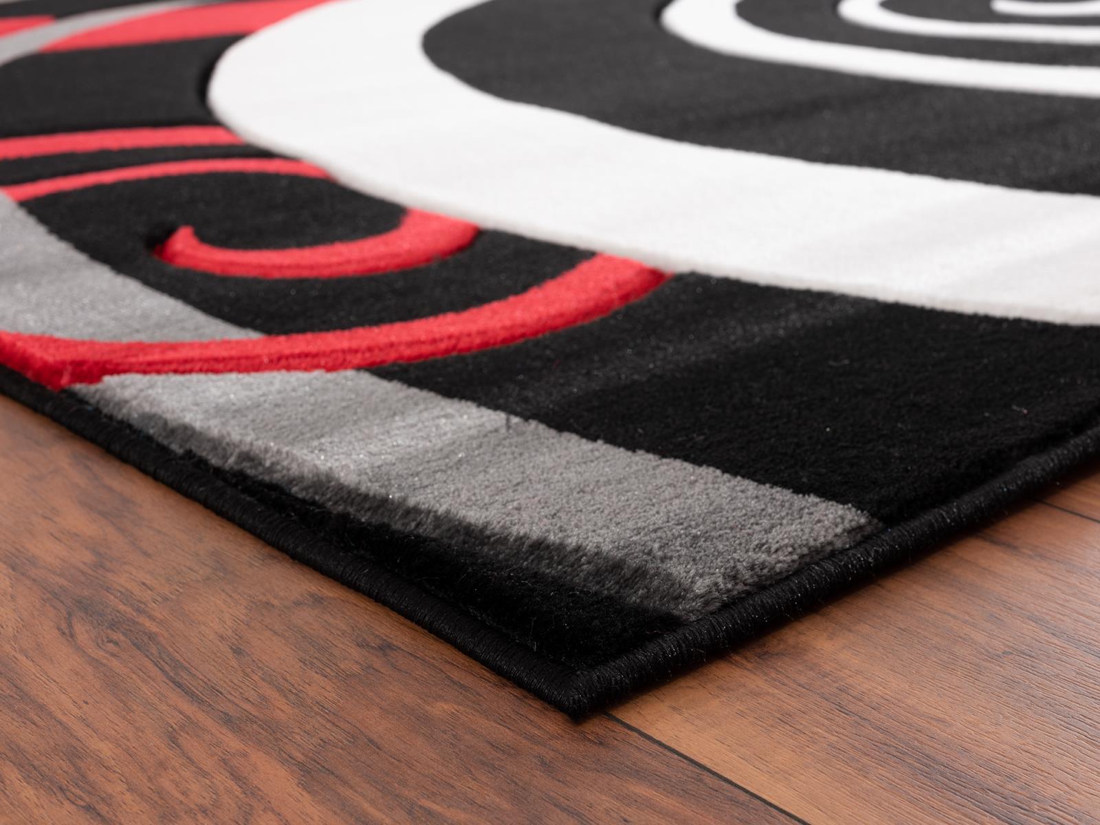 Orelsi OR02 Black Area Rug — view 3