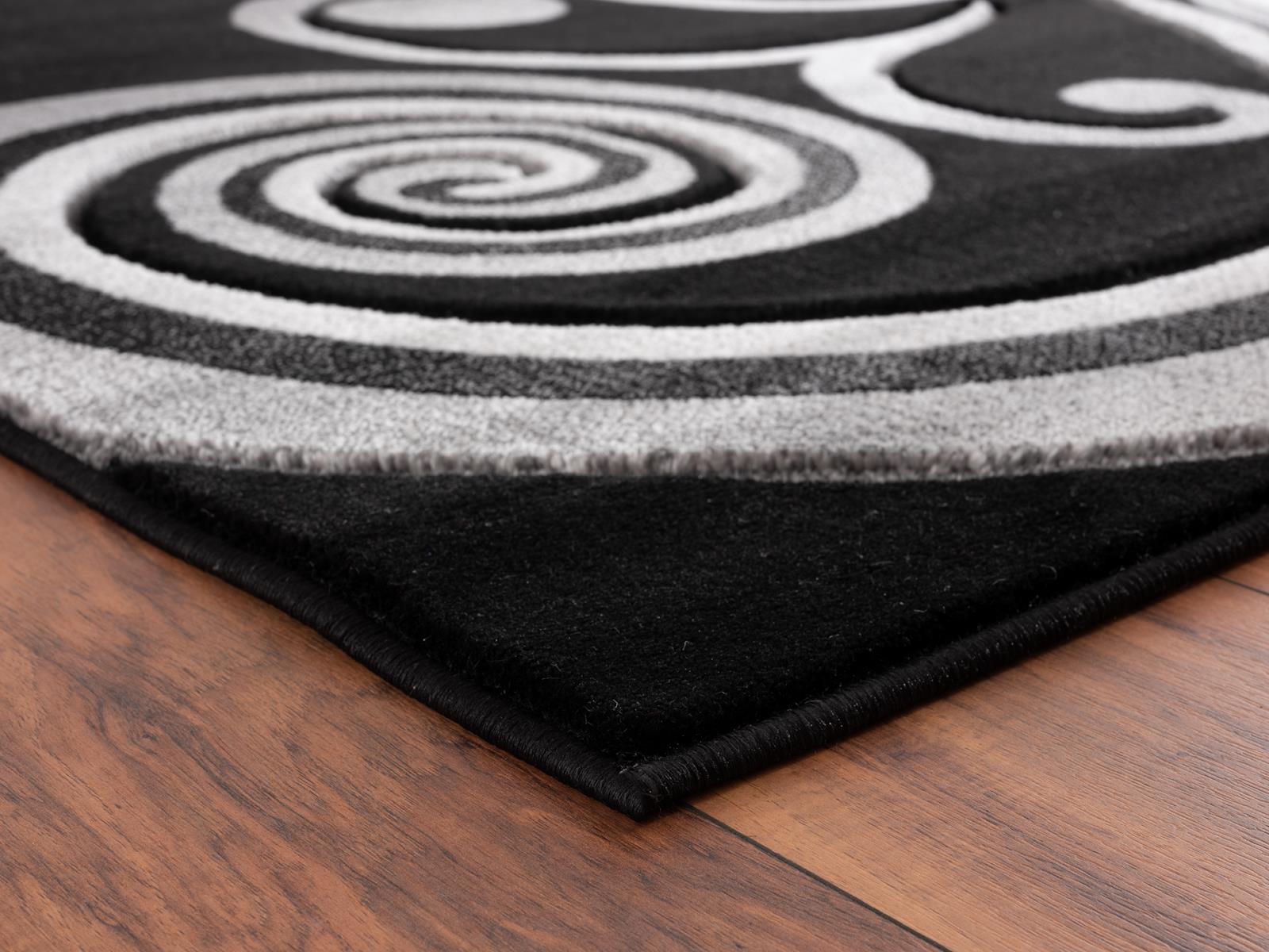 Orelsi OR48 Black Area Rug — view 8
