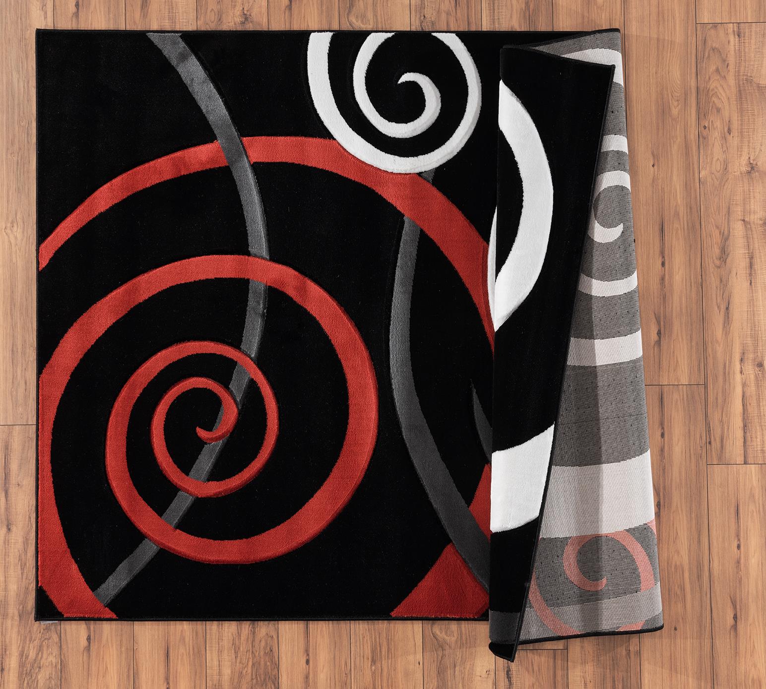 Orelsi OR02 Black Area Rug — view 2