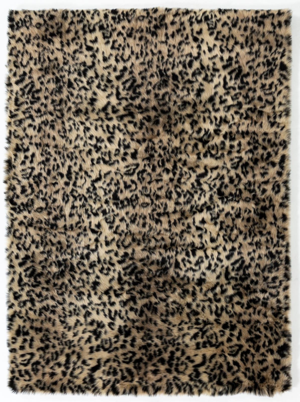 Luxury LX06 Cheetah Print Shag Rug — view 7