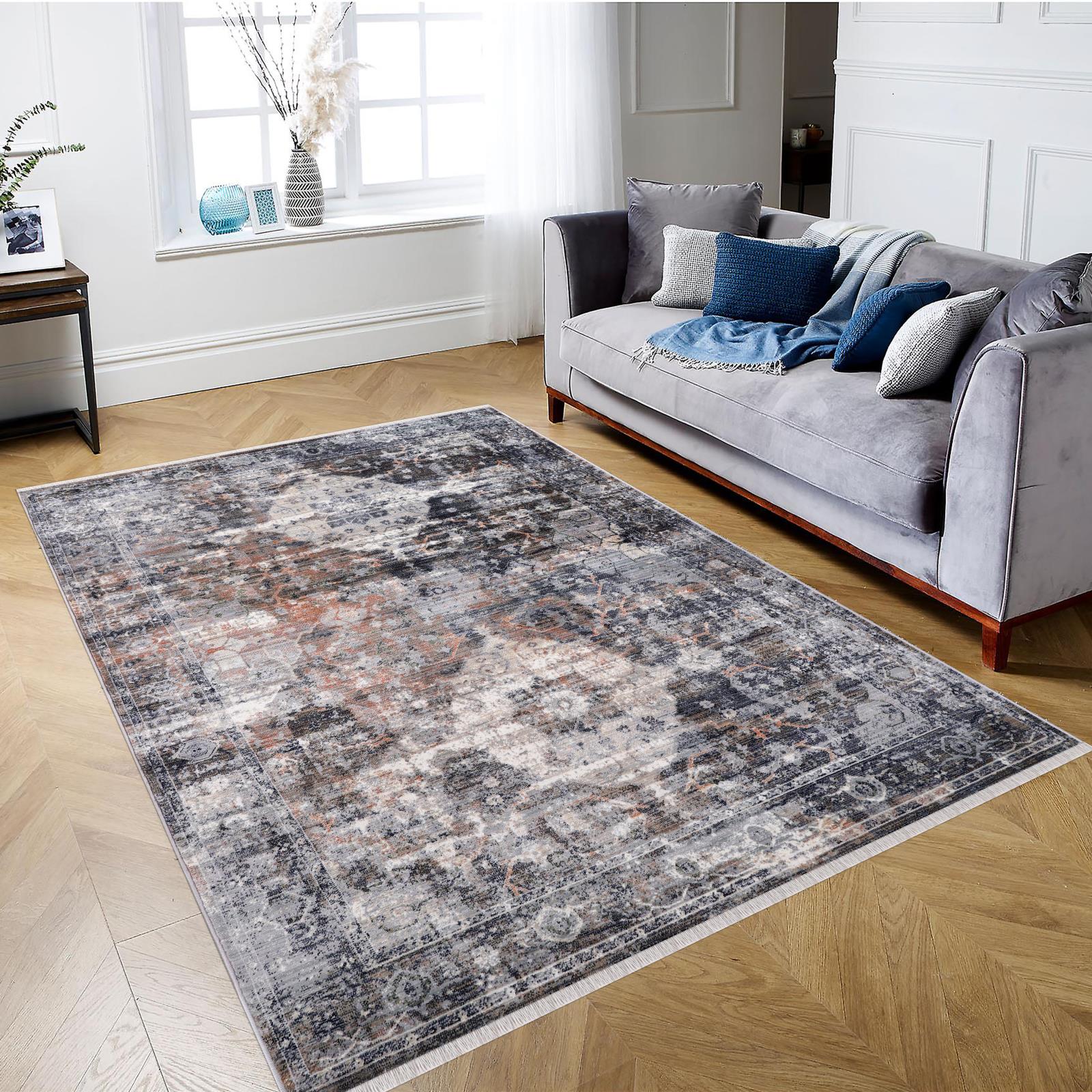 Ana AA07 Charcoal Area Rug — view 2