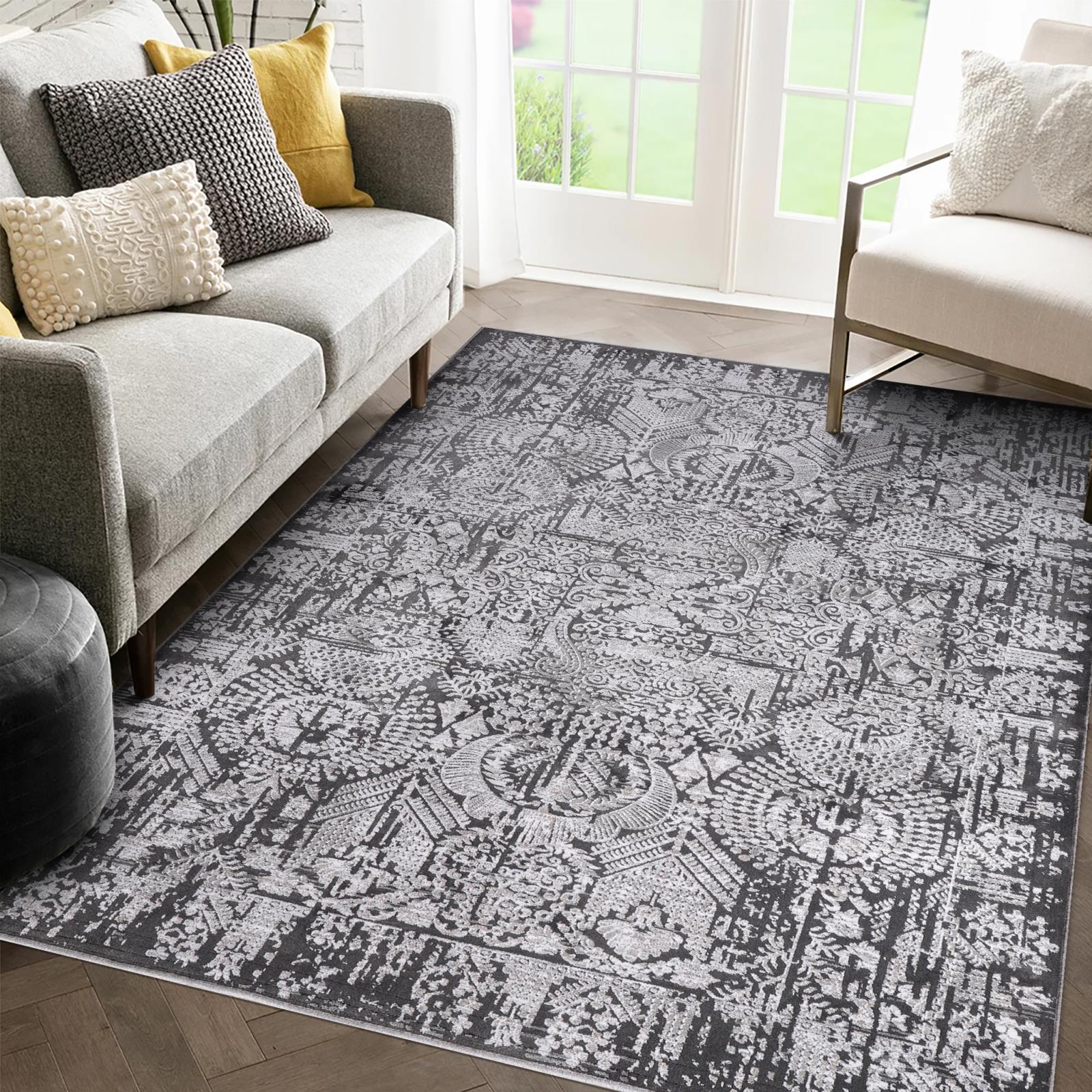 Hypnos HS06 Charcoal Gray Area Rug — view 6