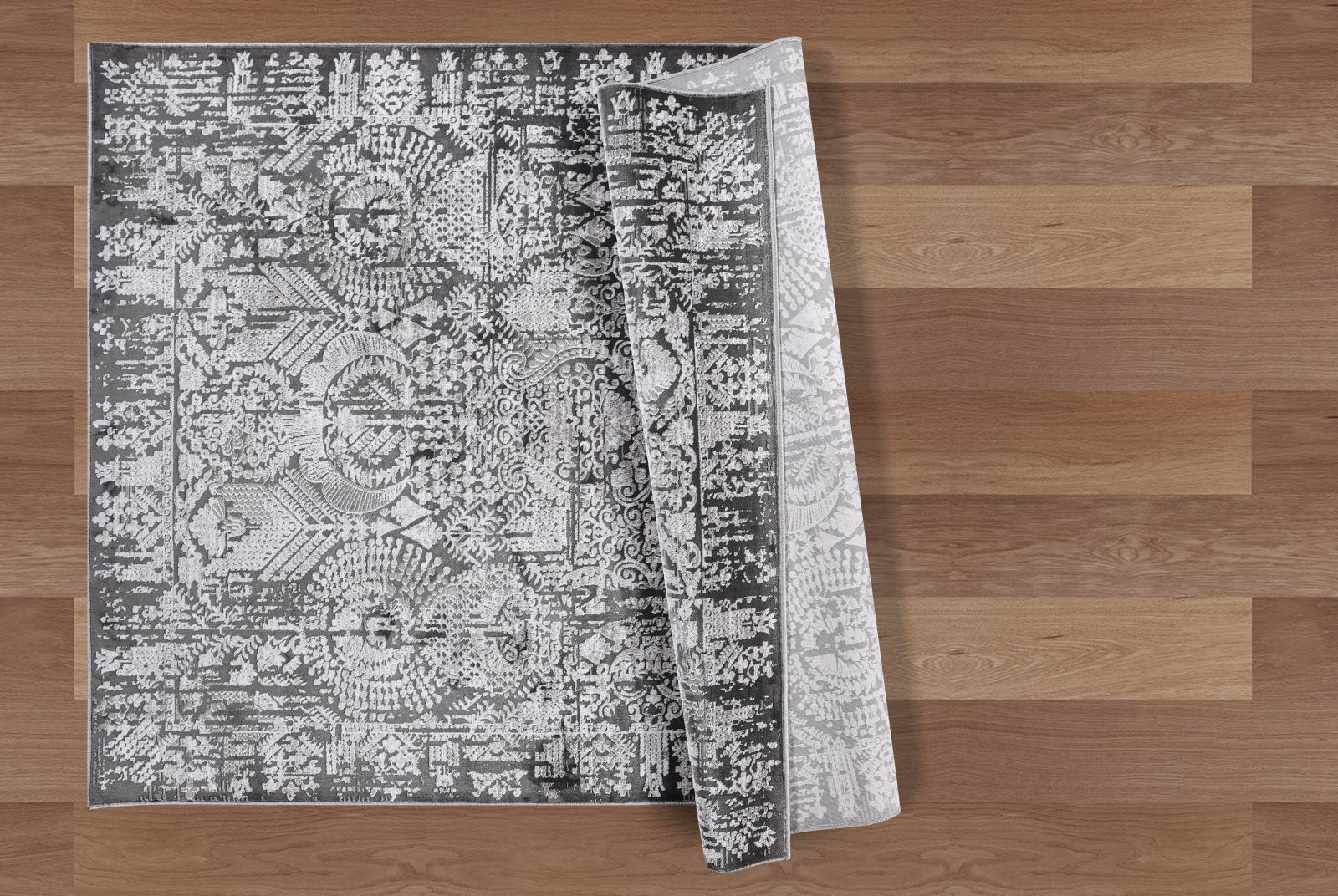 Hypnos HS06 Charcoal Gray Area Rug — view 2