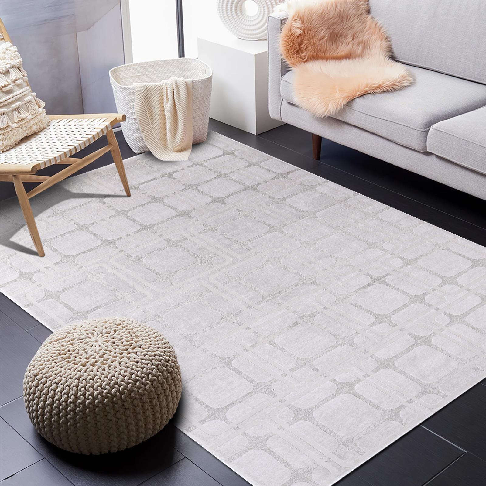 Hypnos HS08 White Area Rug — view 6