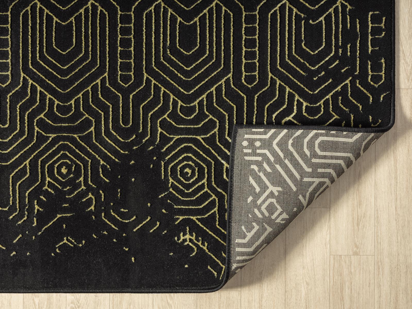 Ksamil KS01 Black Area Rug — view 3