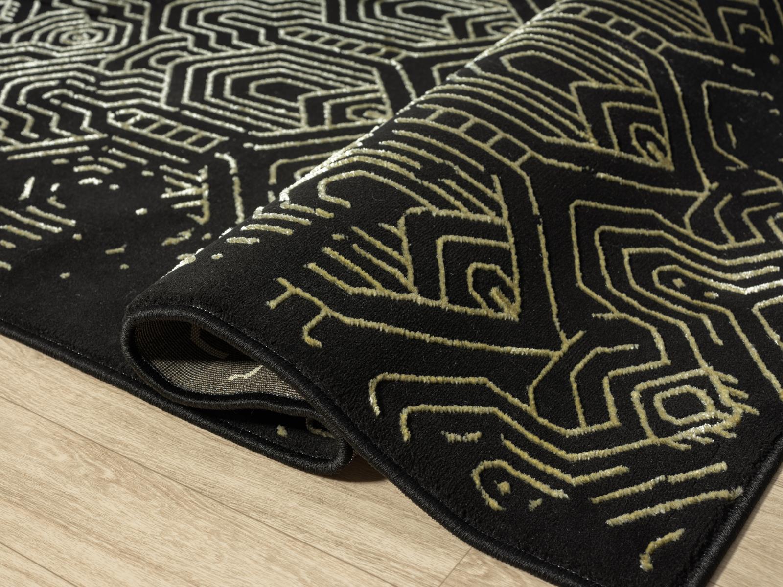 Ksamil KS01 Black Area Rug — view 5