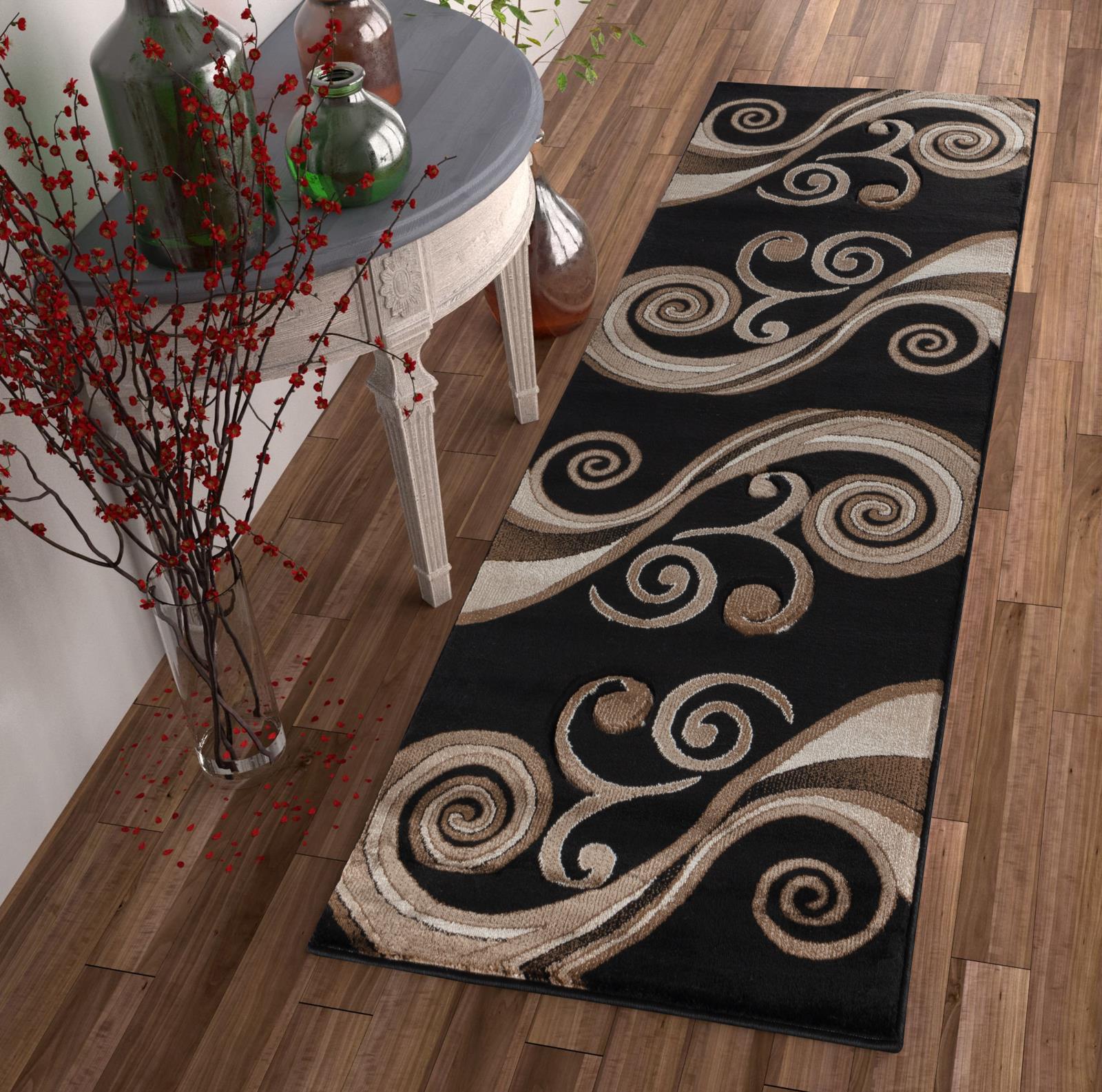 Orelsi OR47 Black Area Rug — view 12