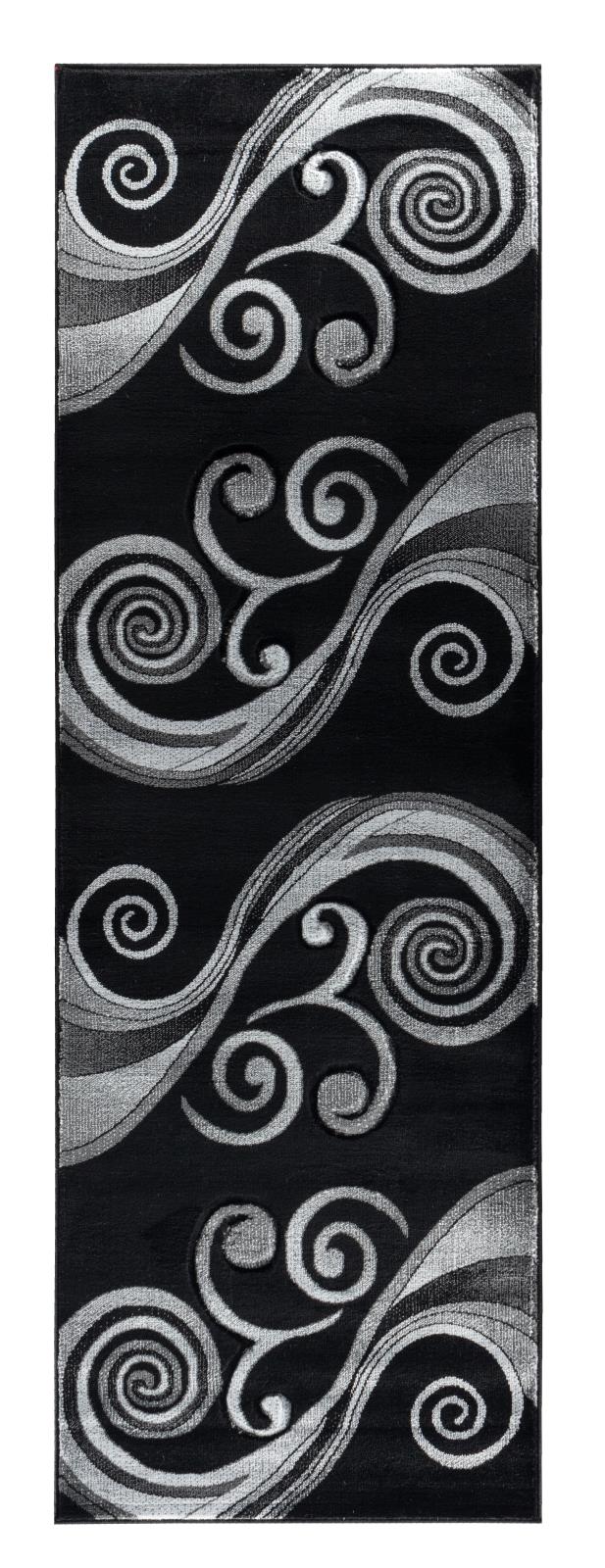 Orelsi OR48 Black Area Rug — view 11