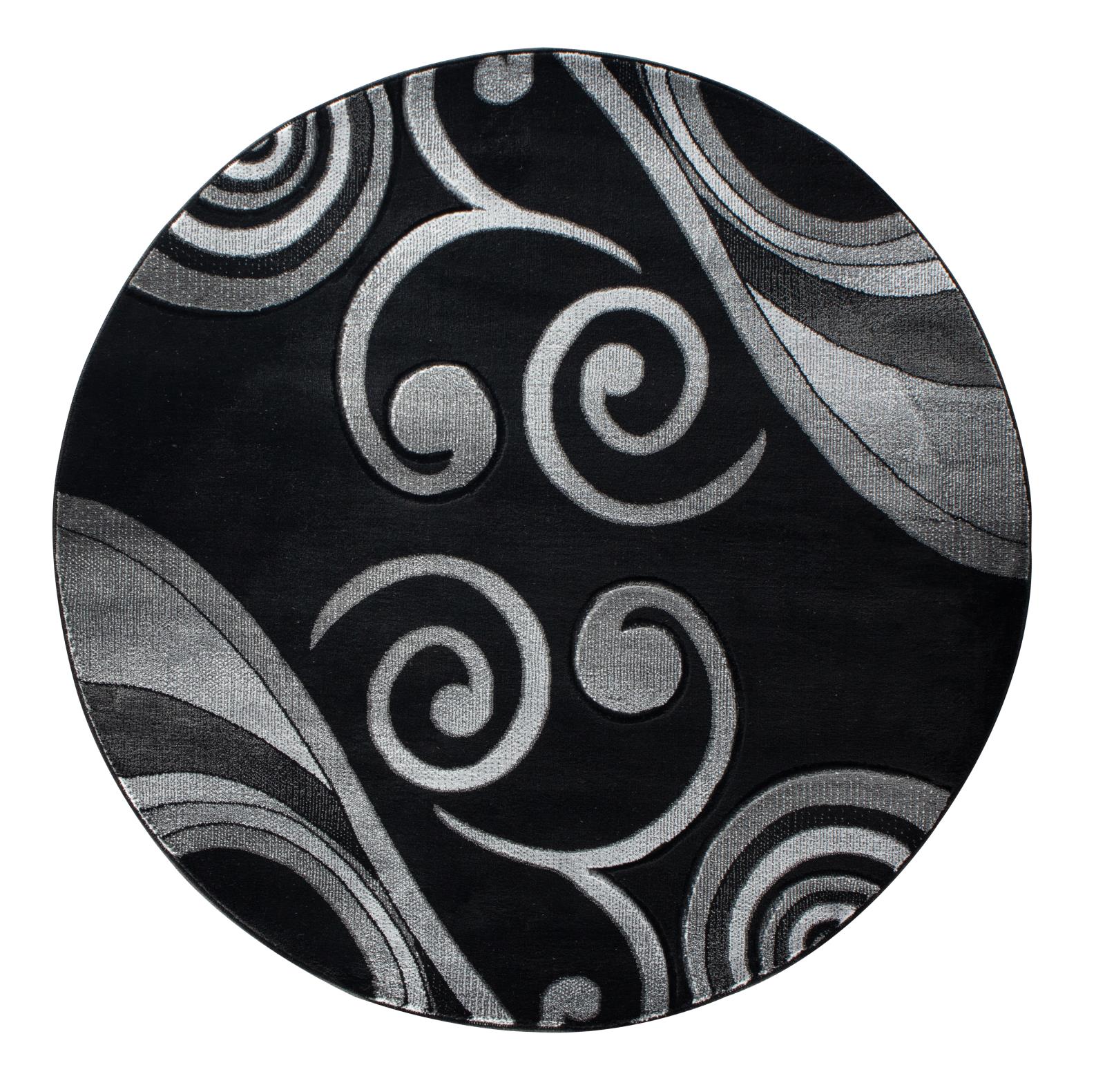 Orelsi OR48 Black Area Rug — view 9