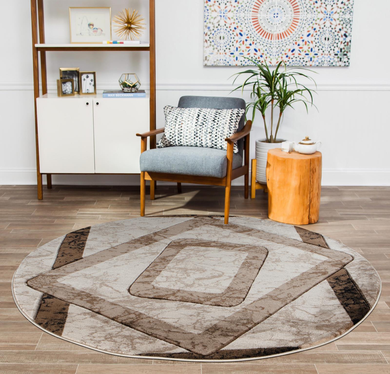 Orelsi OR148 Tan Area Rug — view 2