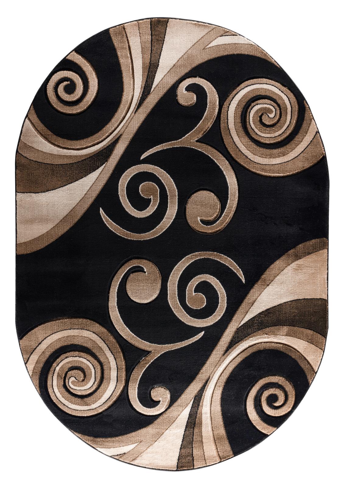 Orelsi OR47 Black Area Rug — view 9