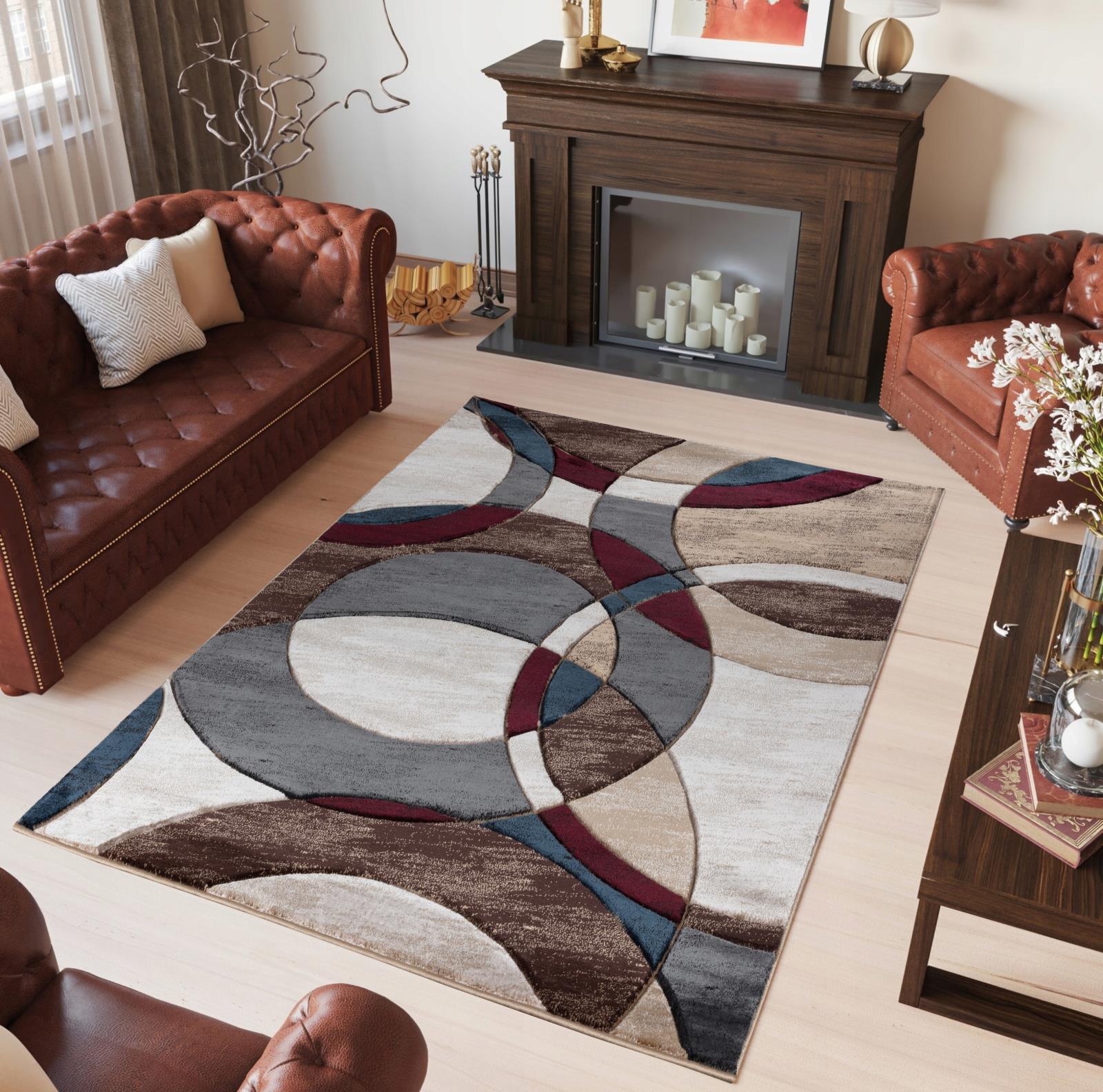 Orelsi OR102 Brown Area Rug — view 2