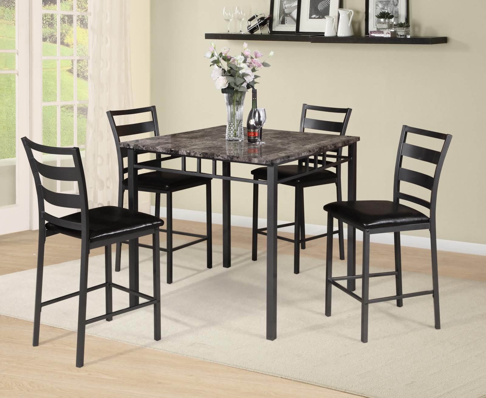 Table & 4 Chairs (D761)