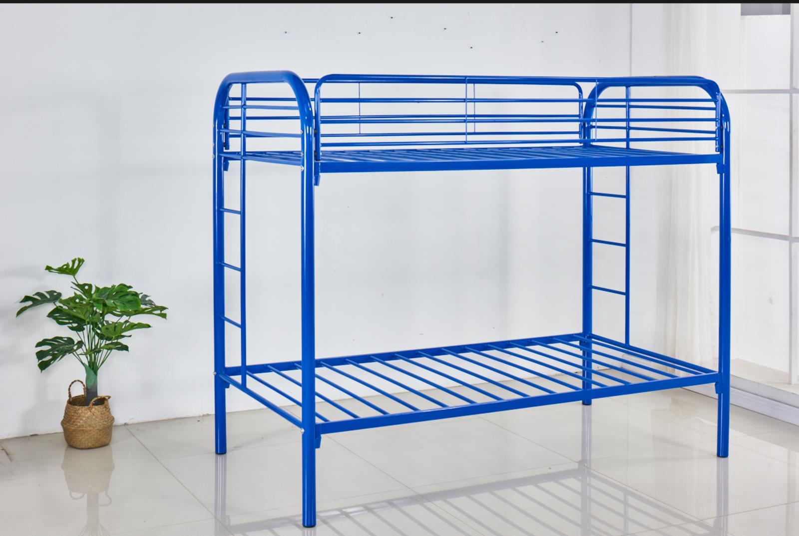 Blue Twin/Twin Bunk Bed (S137)