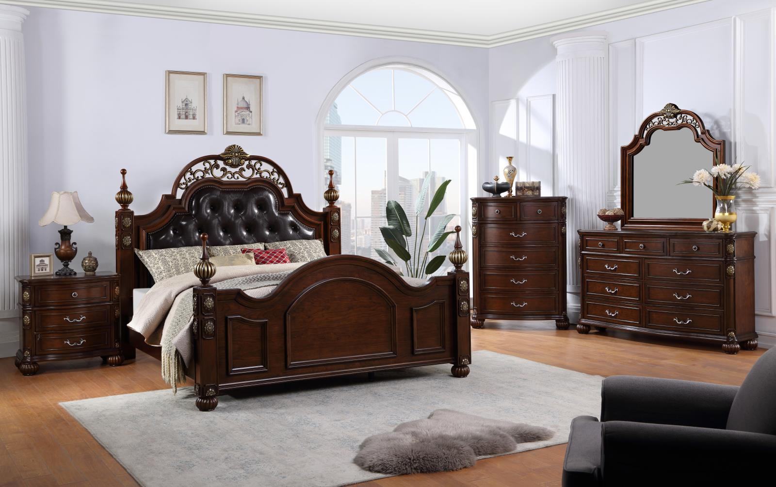 Warm Brown Mirror (B065) — view 2