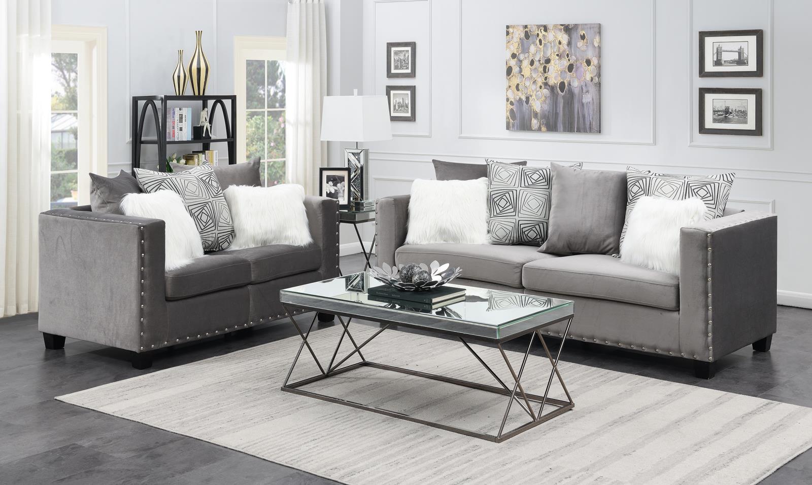Silver Sofa (U513) — view 2