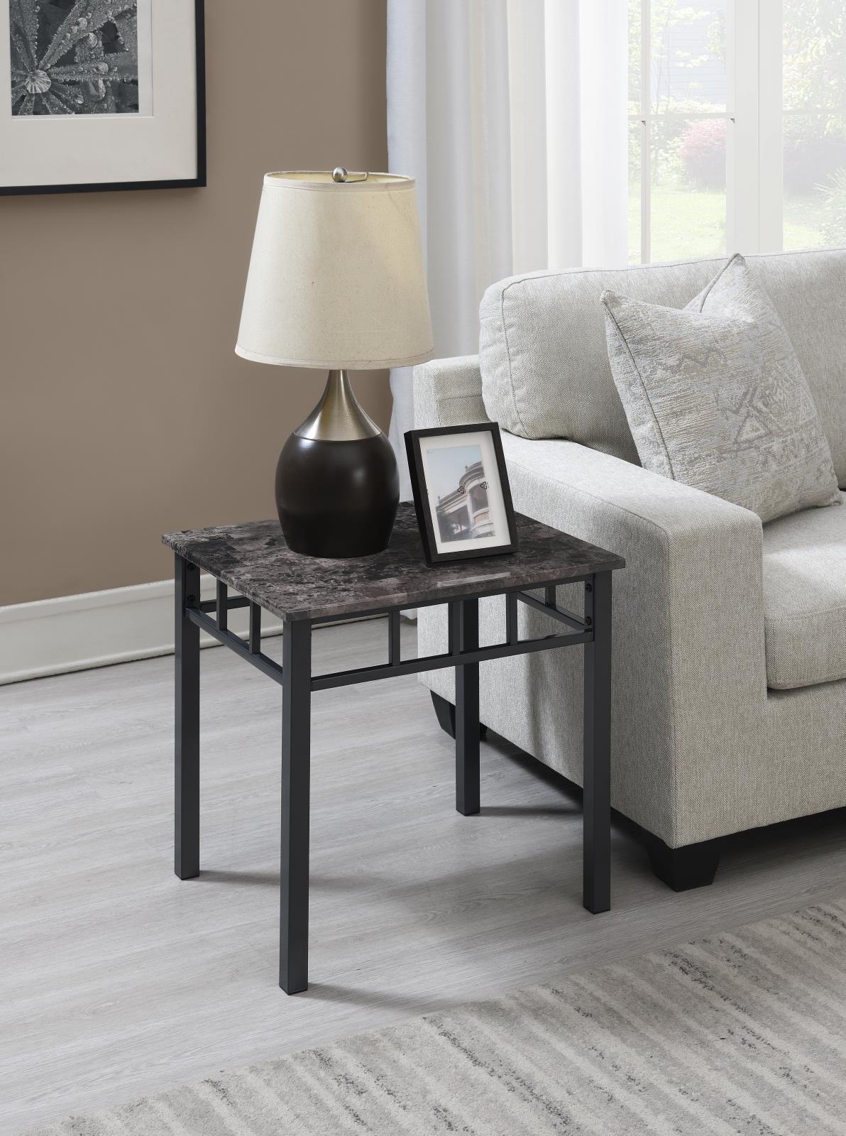 Gray 3-Piece Table Set (T761) — view 3