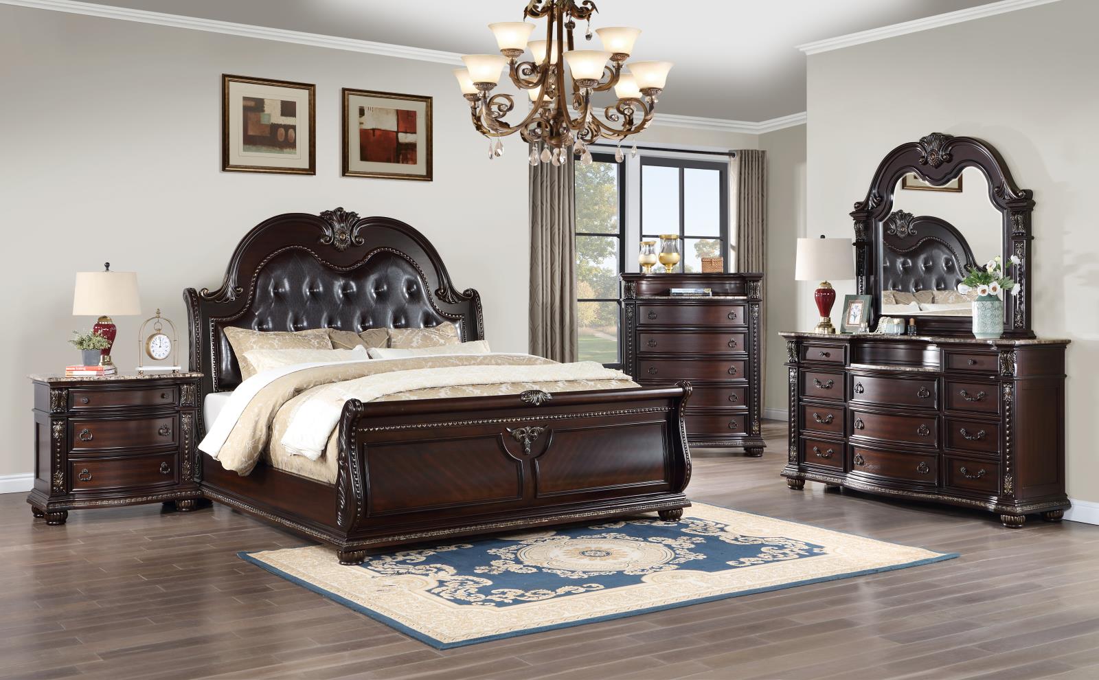Cherry Nightstand (B054) — view 2