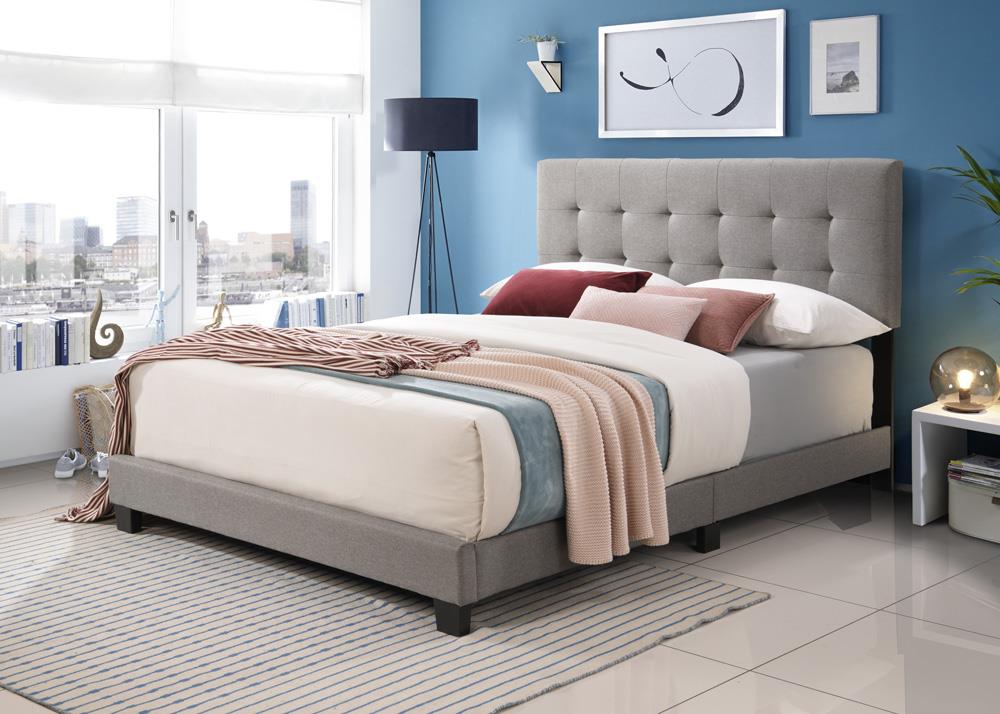 Light Gray Twin Bed (B606)