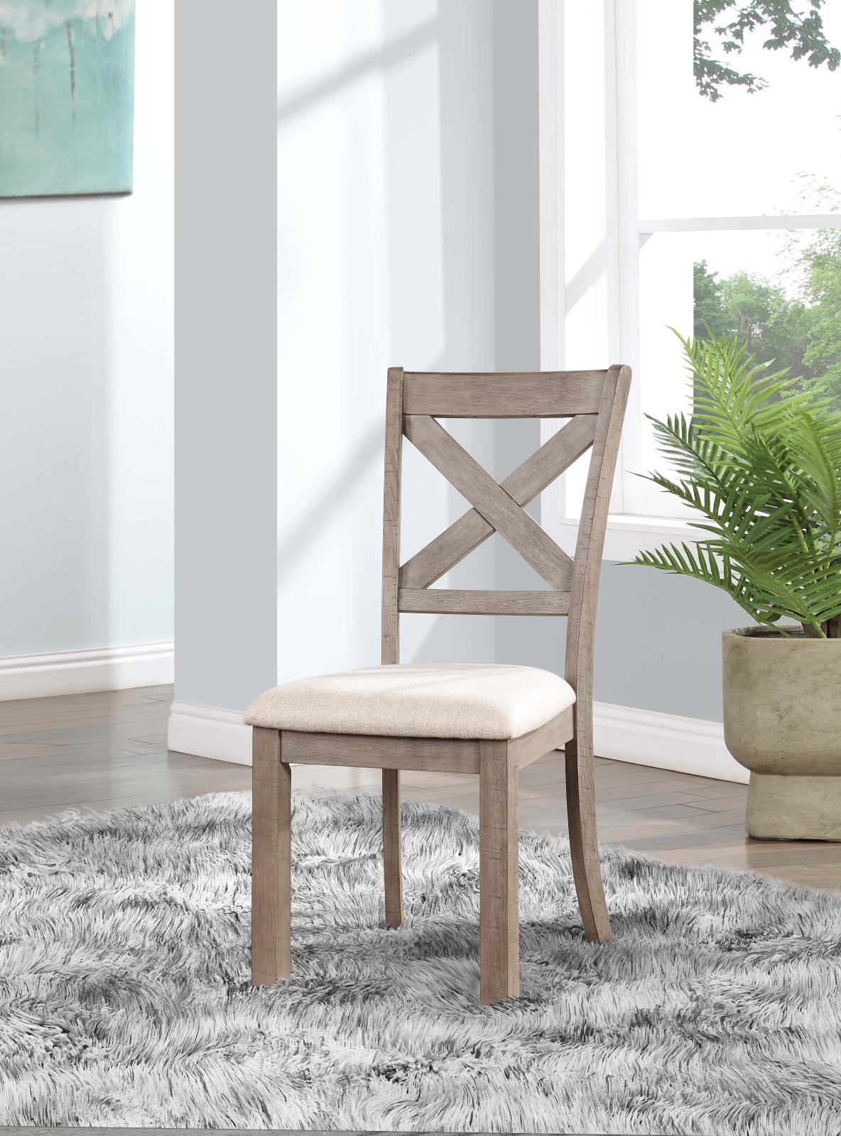 Gray Dining Table (D112)