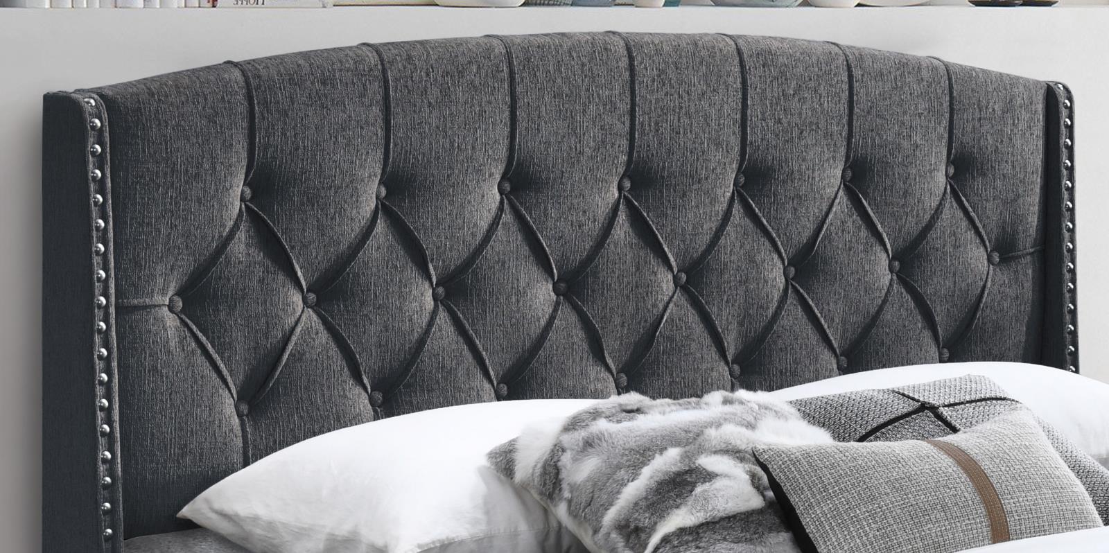 Charcoal Twin Bed (B595) — view 2