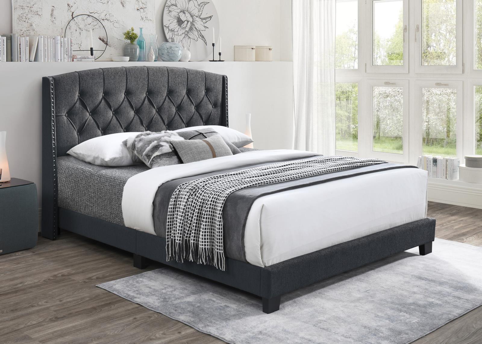 Charcoal Twin Bed (B595)