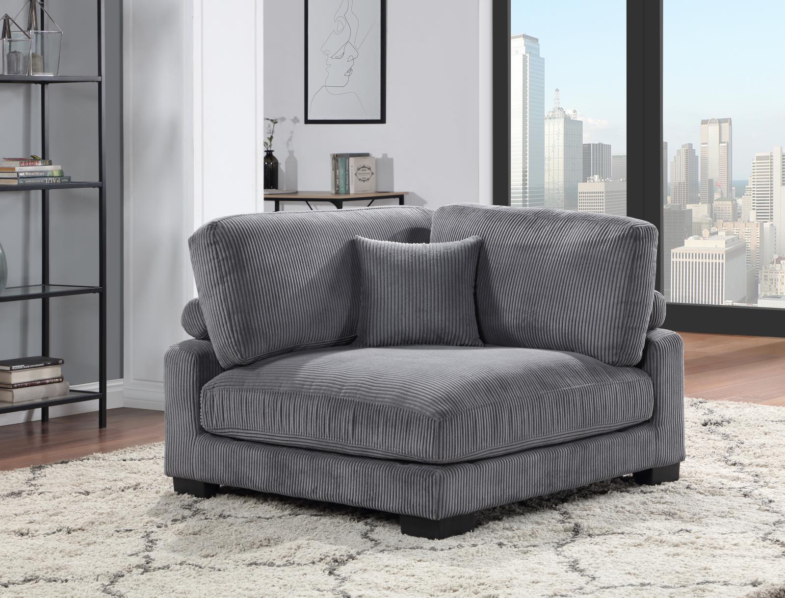 Gray Wedge (with Pillow) (U253)
