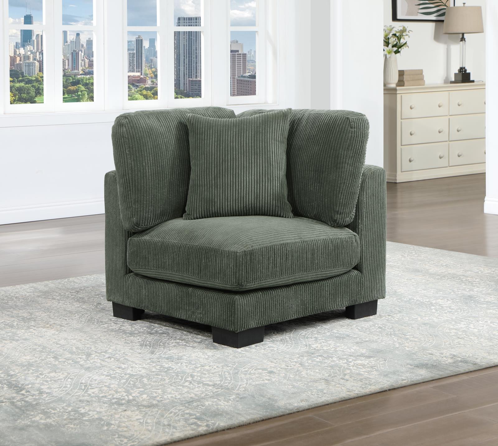 Green Wedge with Pillow (U256)