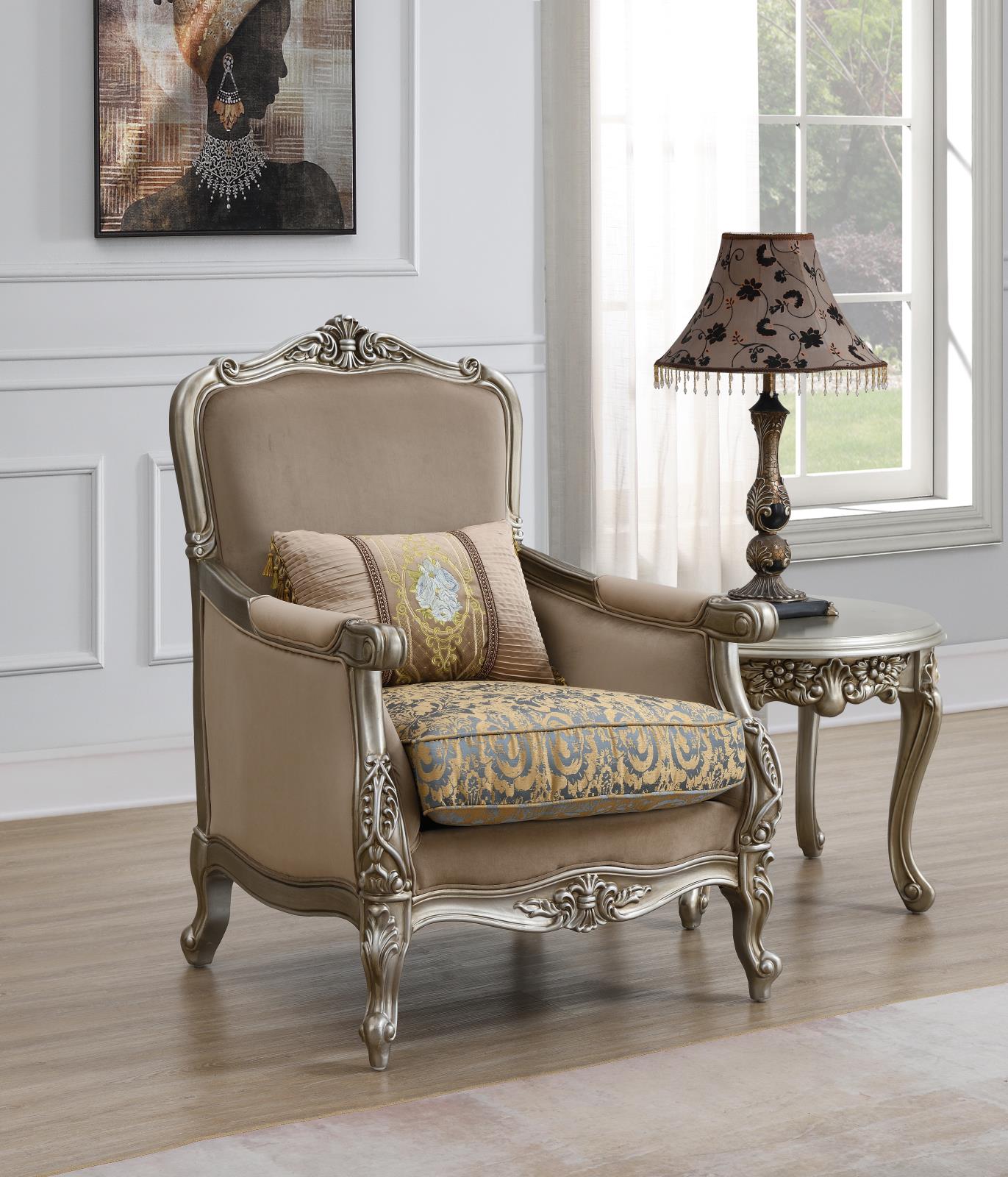 Traditional Brown Chair (U197)