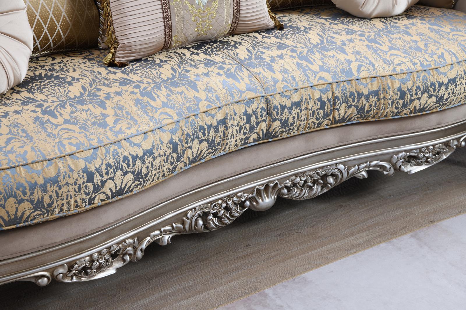 Traditional Brown Sofa (U197) — view 9