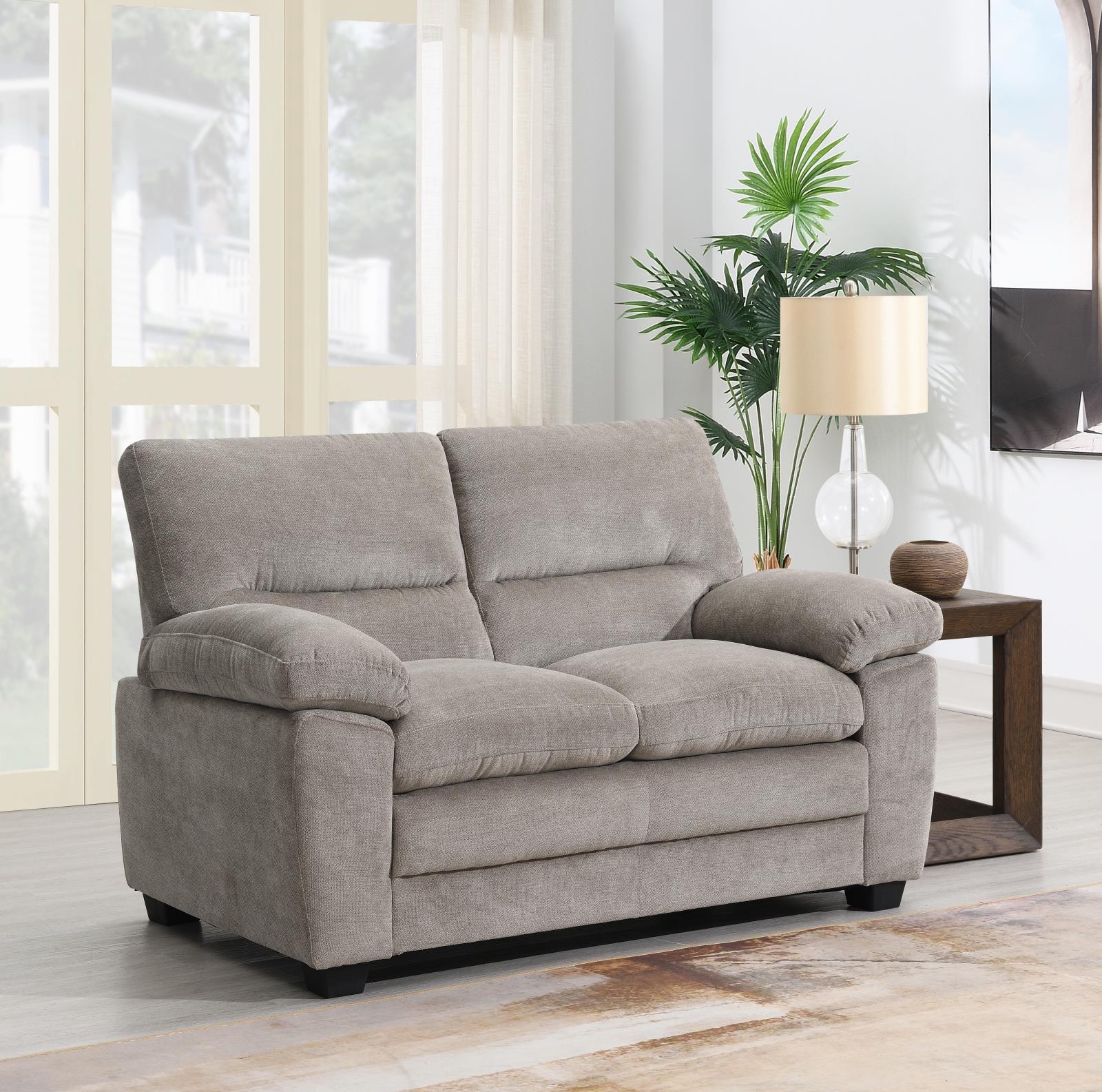 Light Brown Loveseat (U531)