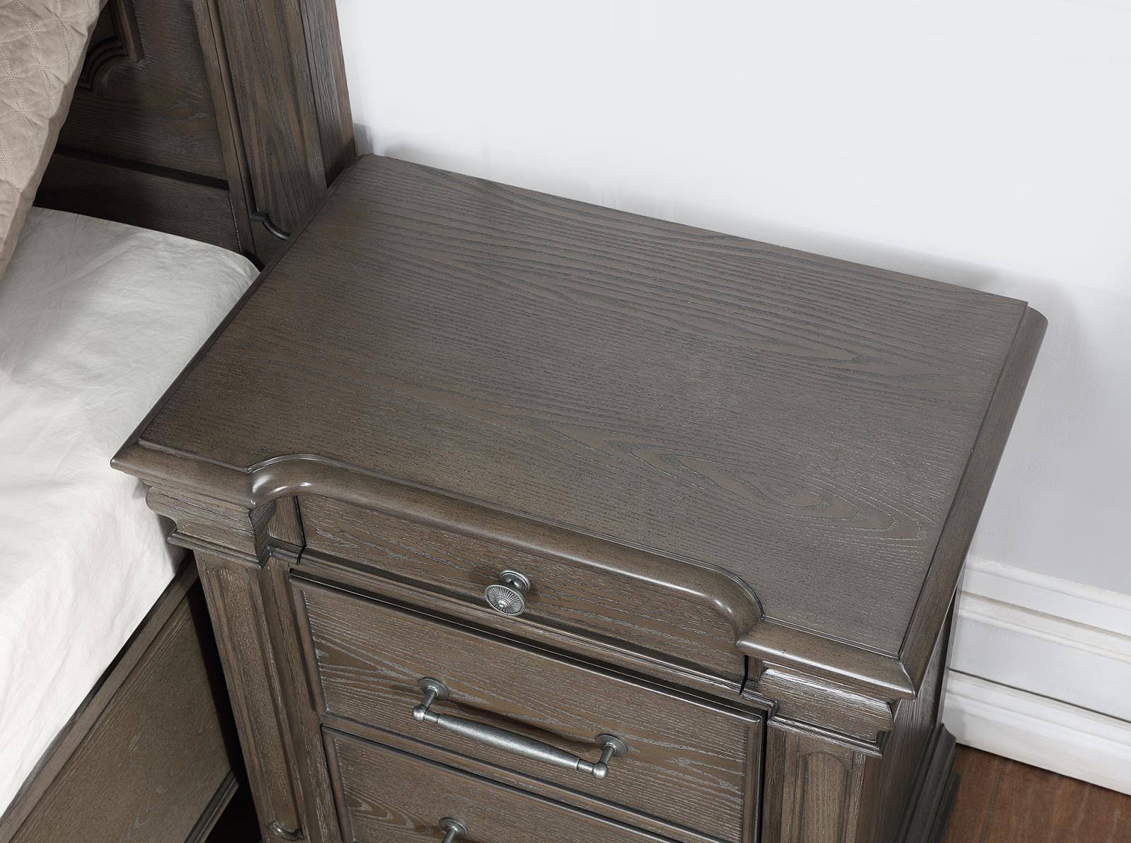 Dark Gray Nightstand (B067) — view 4