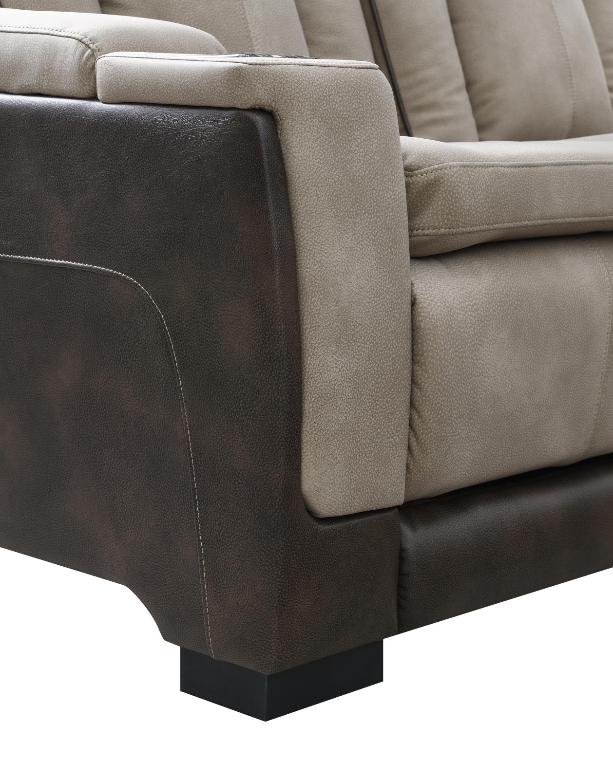 Sand Power Reclining Sofa & Loveseat (U78) — view 5