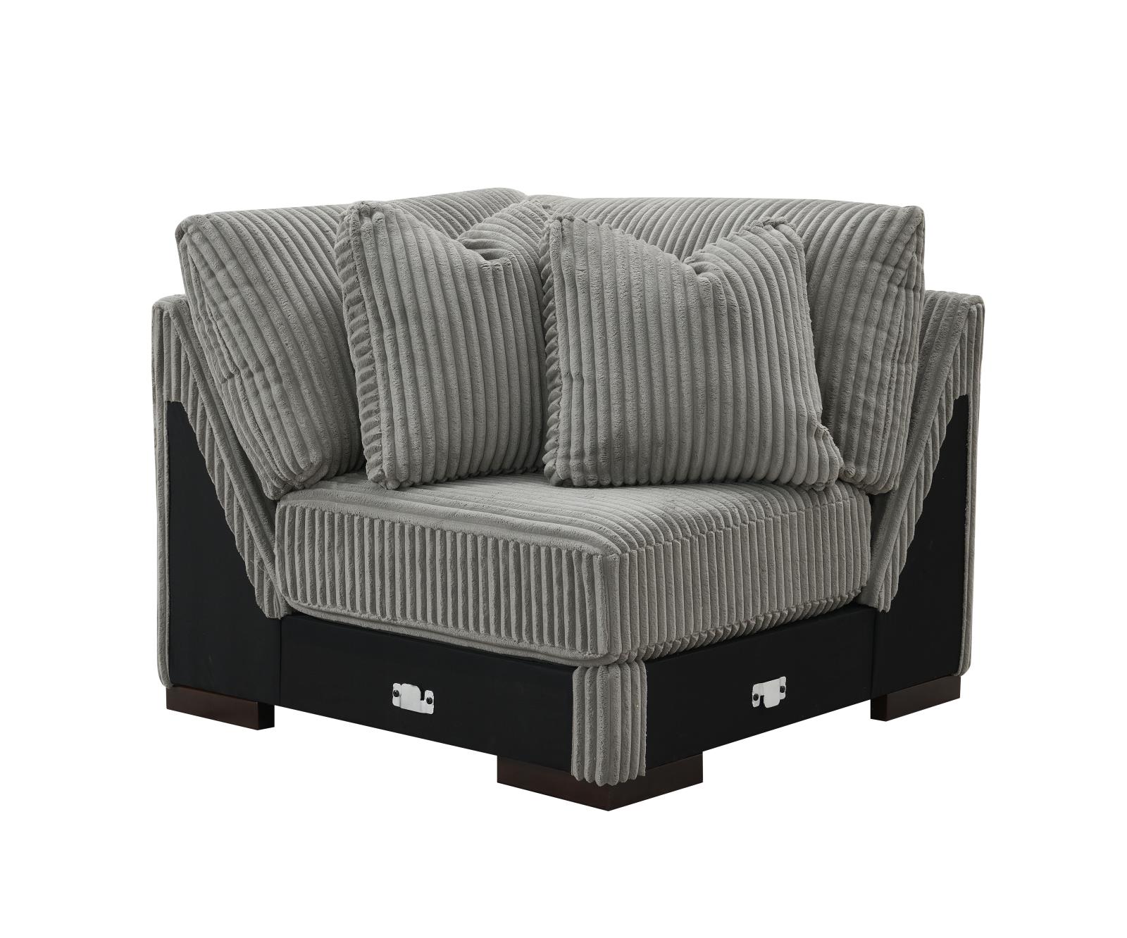 Gray 6-Piece Sectional (U243) — view 2