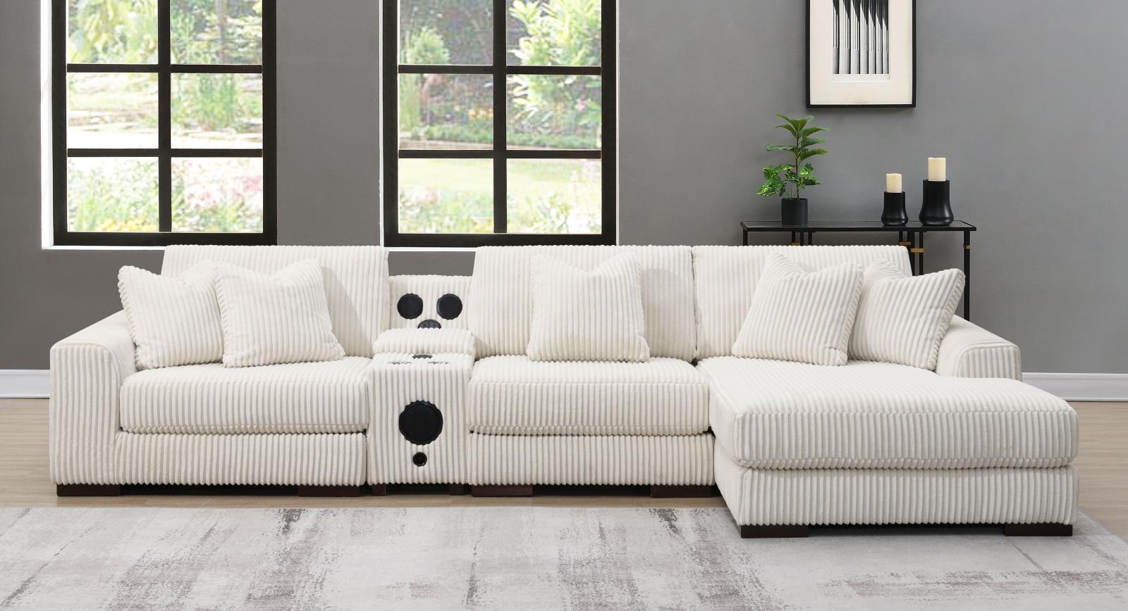 Ivory Ottoman (U244) — view 5