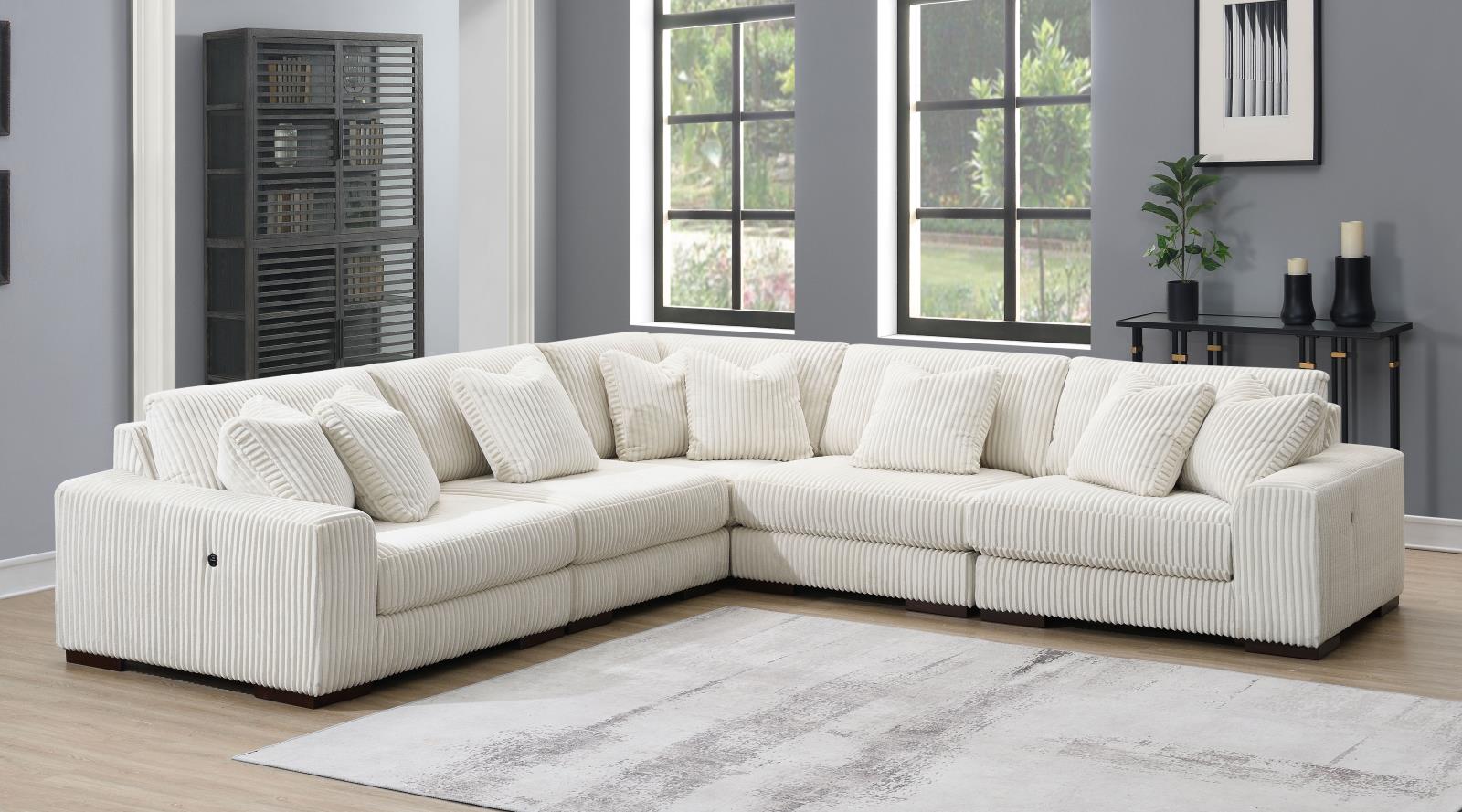 Ivory Ottoman (U244) — view 6