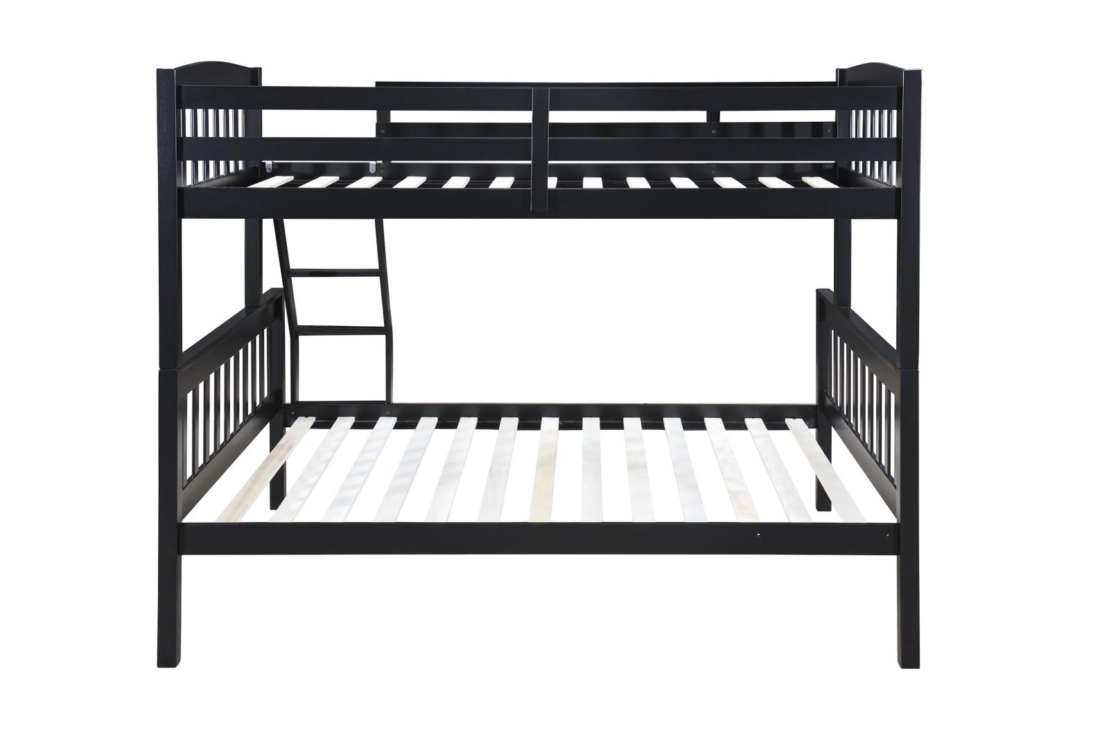 Black Twin/Full Bunk Bed (S095) — view 8