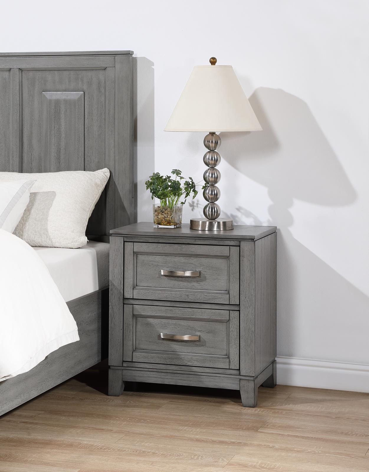 Gray Nightstand (B237)