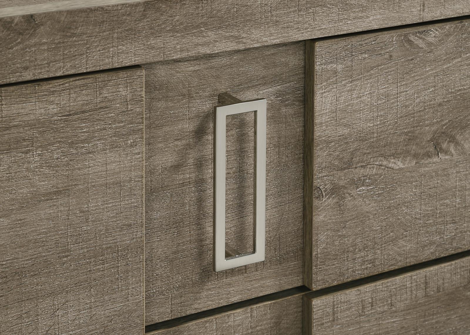 Weathered Oak LED King Bed (B348) — view 3