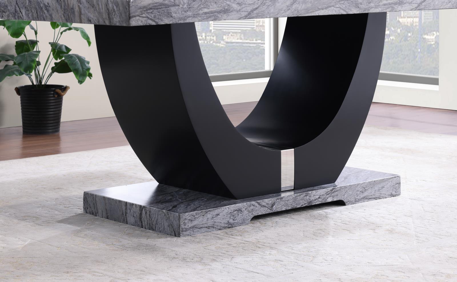 Gray Dining Chair (D144) — view 4