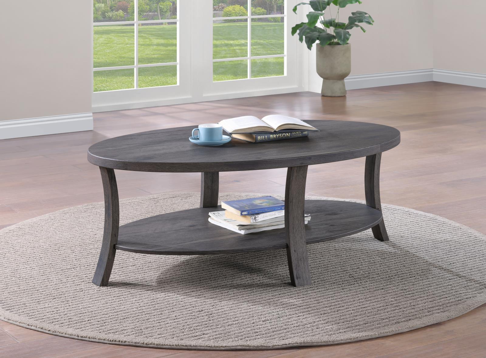 Dark Brown 3-Piece Table Set (T177) — view 3