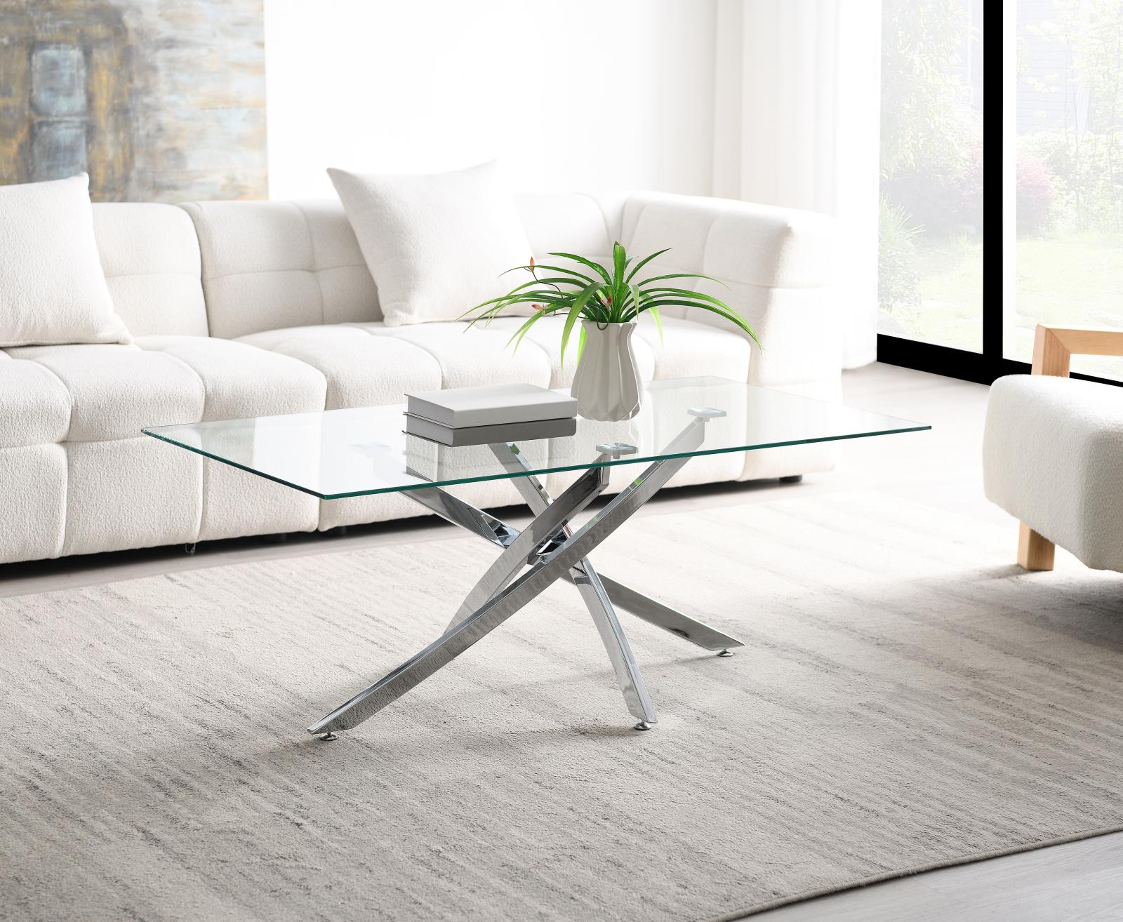 Chrome 3-Piece Table Set (T240) — view 3