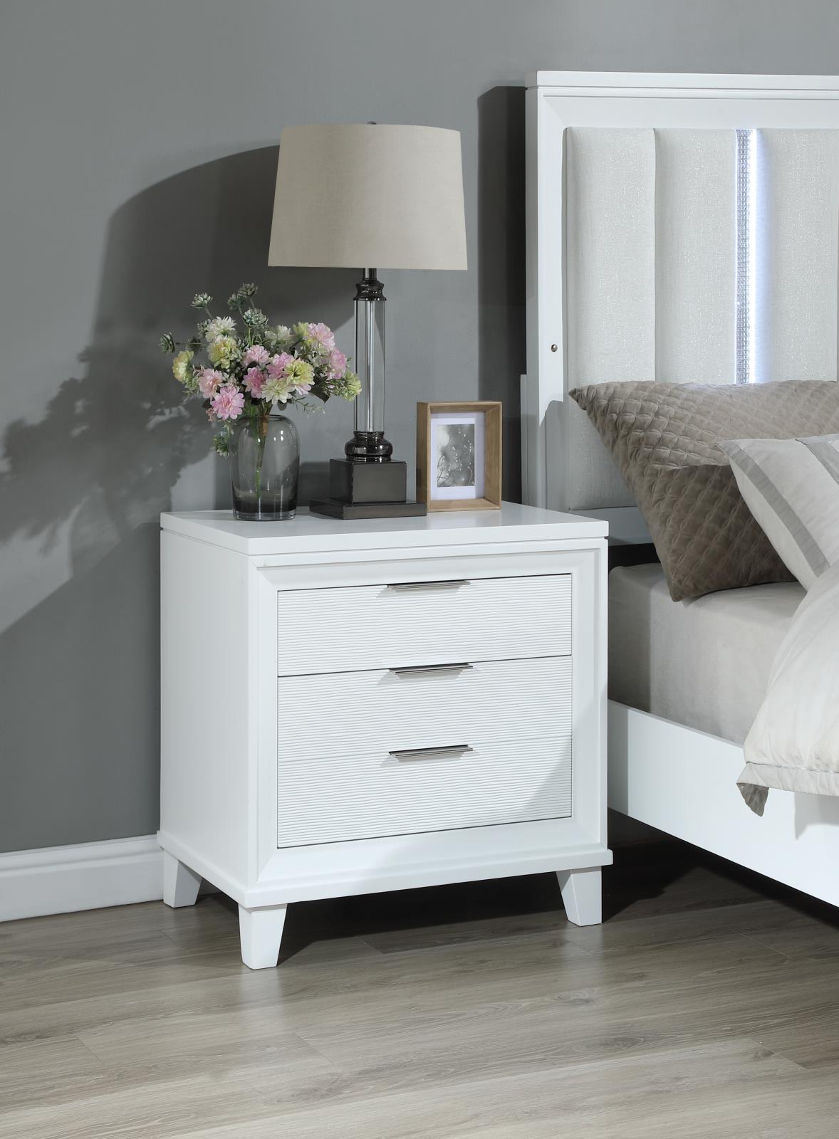 White Nightstand (B240)